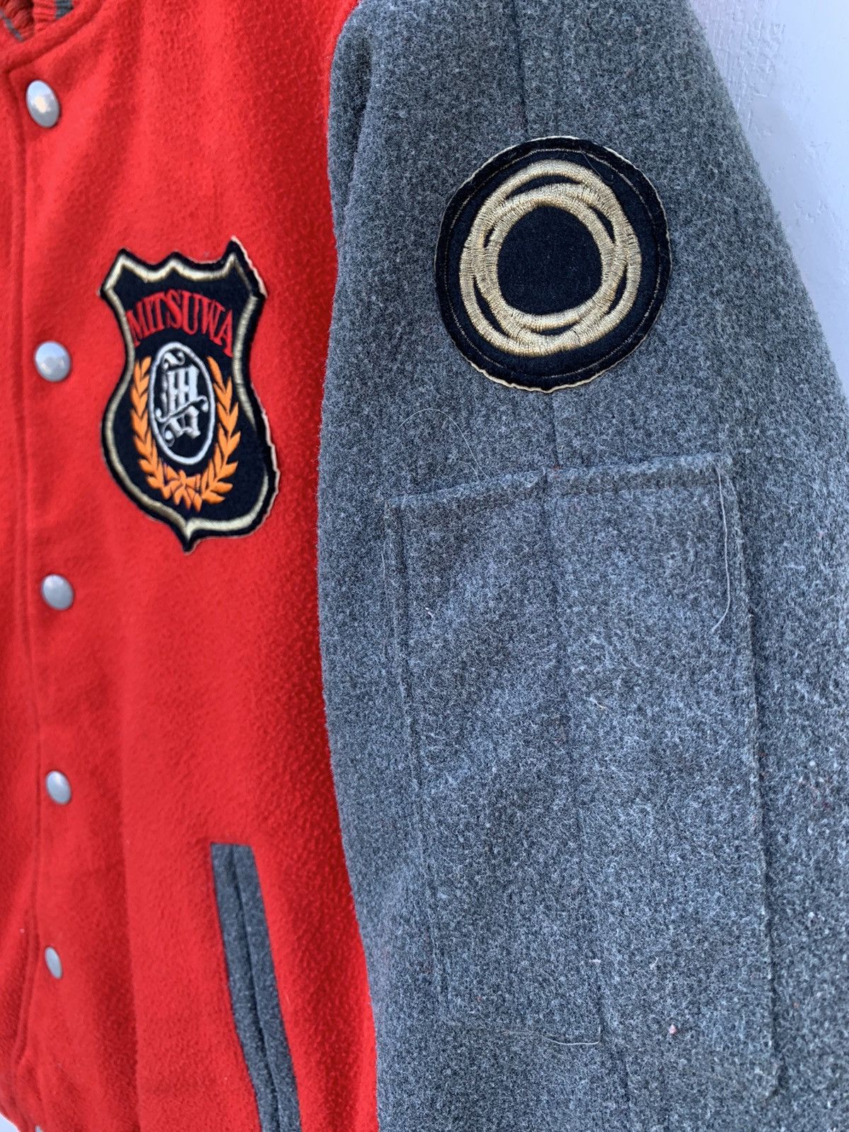 Japanese Brand × Vintage 🔥Vintage Japanese Brand Pansas Mitsuwa Varsity Jacket Size US M / EU 48-50 / 2 - 7 Thumbnail