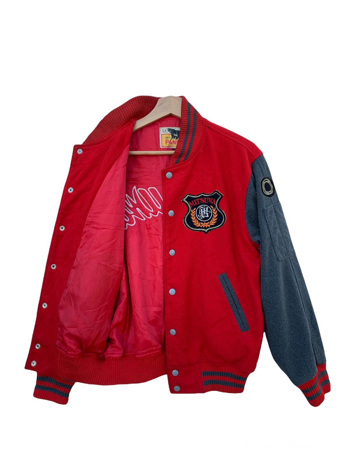 Japanese Brand × Vintage 🔥Vintage Japanese Brand Pansas Mitsuwa Varsity Jacket Size US M / EU 48-50 / 2 - 4 Thumbnail