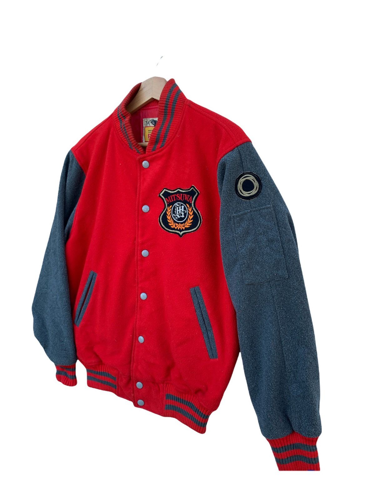 Japanese Brand × Vintage 🔥Vintage Japanese Brand Pansas Mitsuwa Varsity Jacket Size US M / EU 48-50 / 2 - 3 Thumbnail