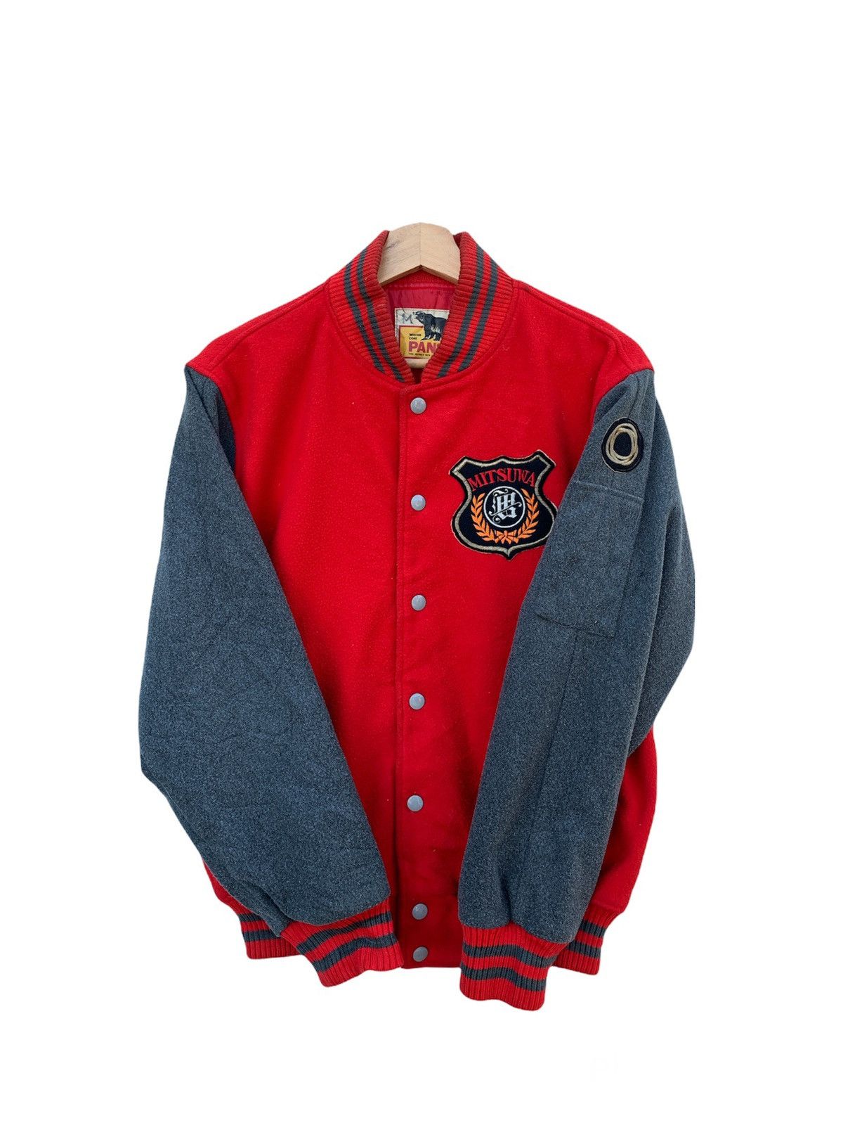 Japanese Brand × Vintage 🔥Vintage Japanese Brand Pansas Mitsuwa Varsity Jacket Size US M / EU 48-50 / 2 - 2 Thumbnail
