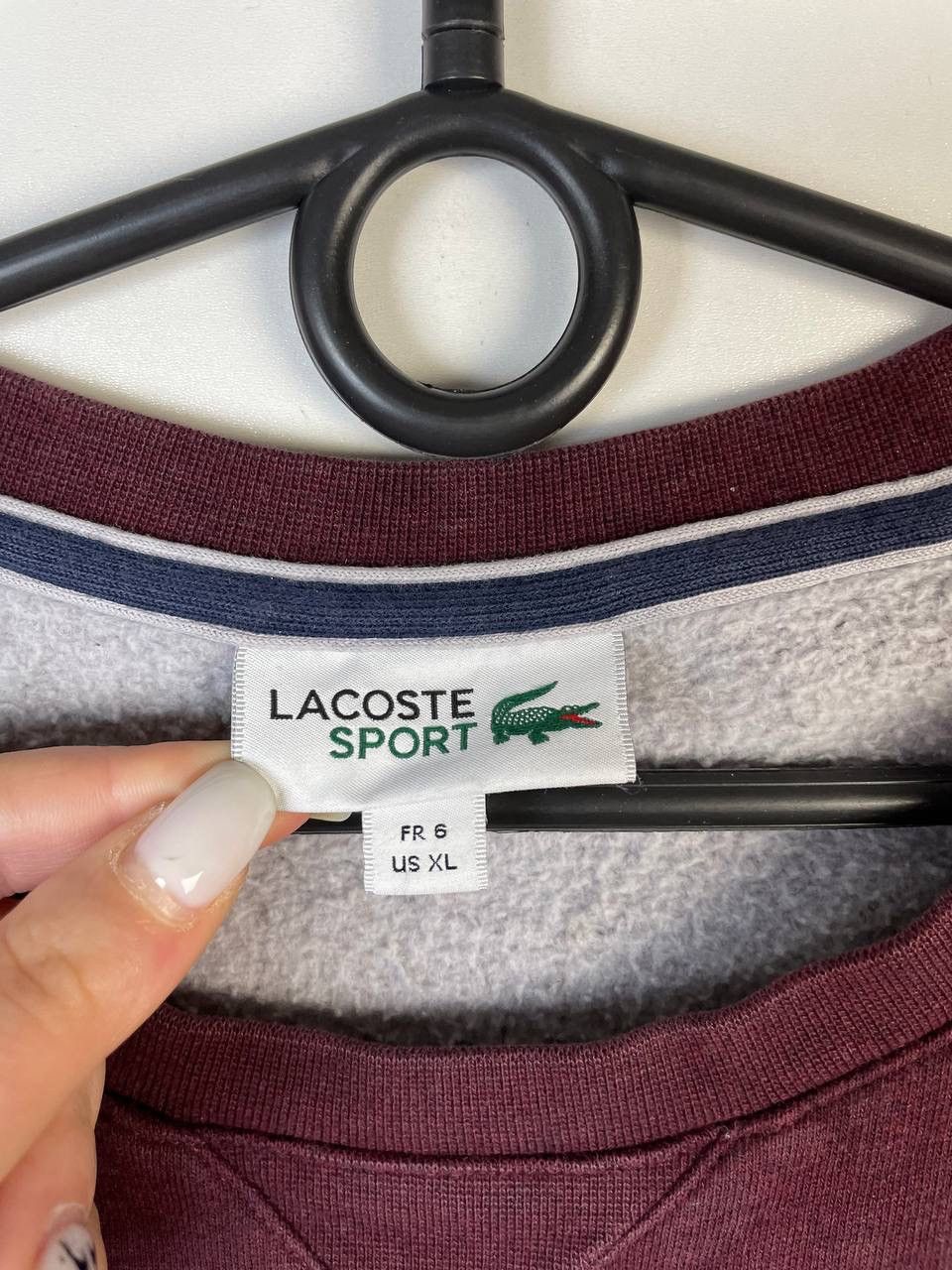 Lacoste Lacoste vintage sweatshirt size Xl Size US XL / EU 56 / 4 - 2 Thumbnail