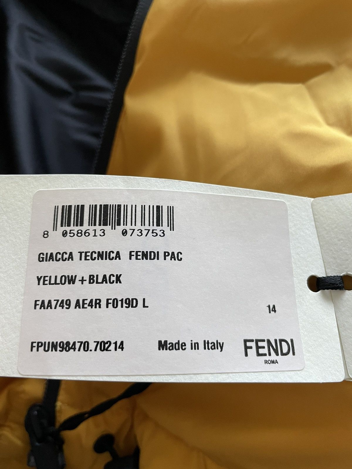 Fendi $3,500 Value Brand NEW Fendi Logo Duck Down Parka Jacket Size US XL / EU 56 / 4 - 16 Thumbnail