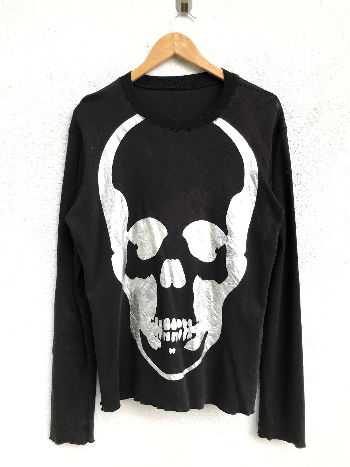 Lucien Pellat Finet Made In Italy Lucien Pellat Finet LS Skull Big Logo ...