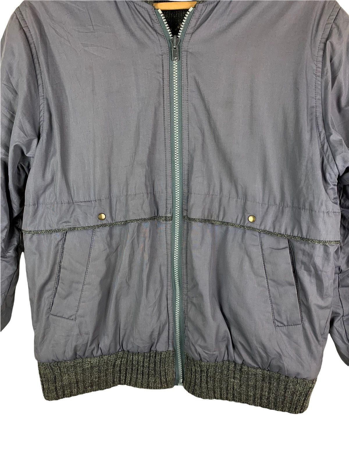 Japanese Brand × Vintage Vintage Japanese Brand Branton Reversible Bomber WoolJacket Size US M / EU 48-50 / 2 - 16 Thumbnail