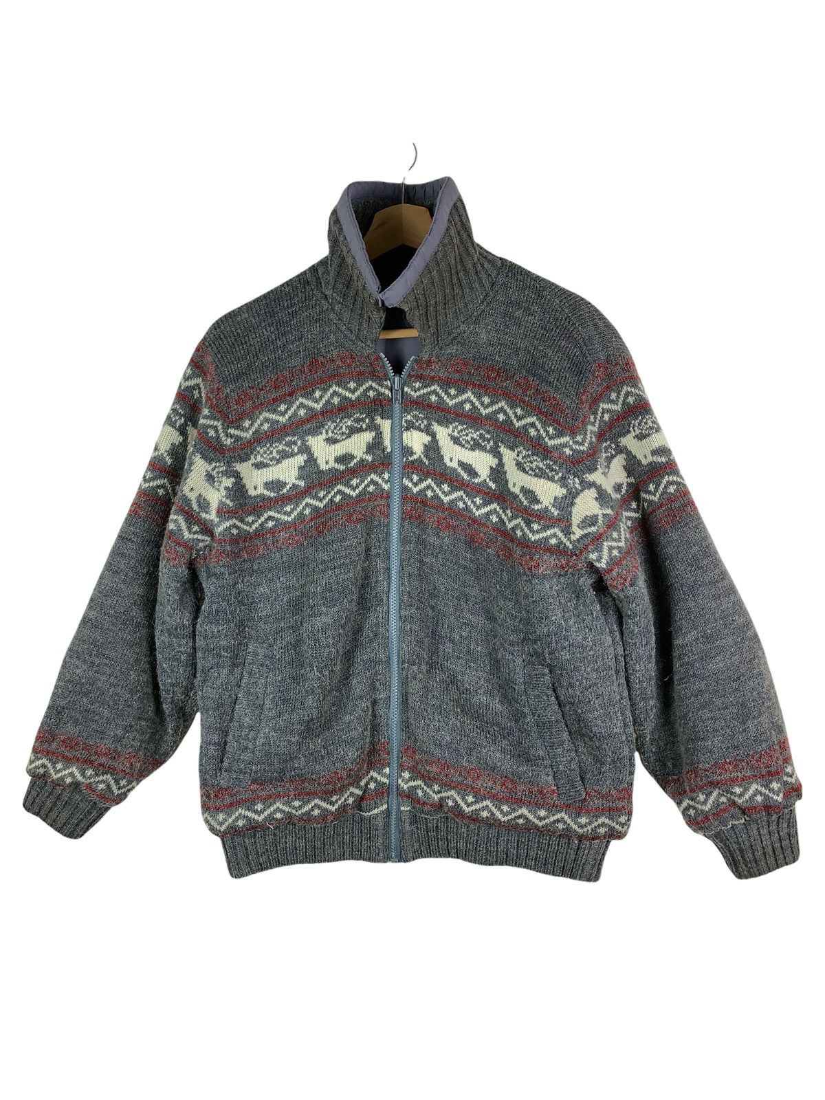 Japanese Brand × Vintage Vintage Japanese Brand Branton Reversible Bomber WoolJacket Size US M / EU 48-50 / 2 - 2 Thumbnail