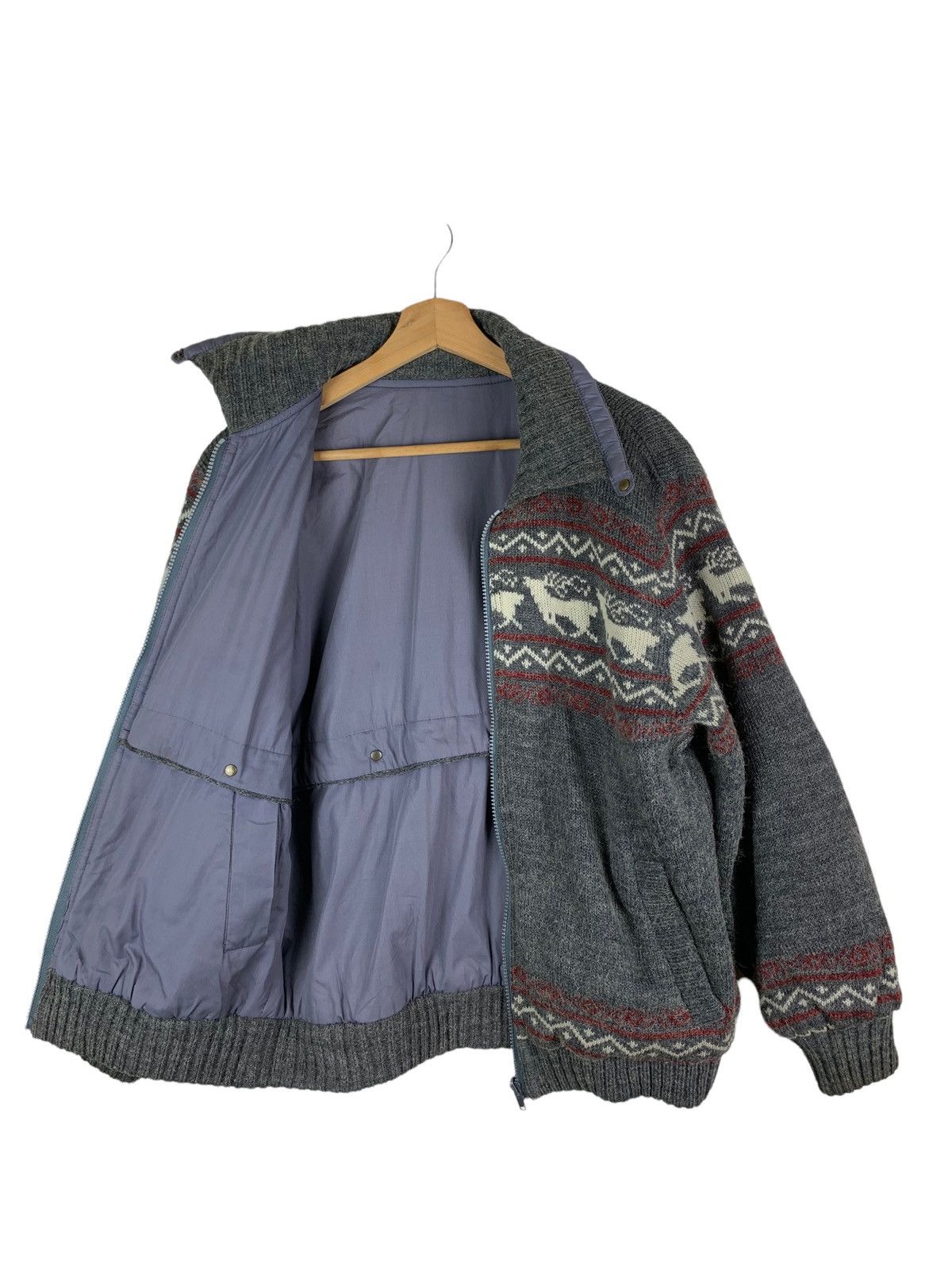 Japanese Brand × Vintage Vintage Japanese Brand Branton Reversible Bomber WoolJacket Size US M / EU 48-50 / 2 - 13 Thumbnail