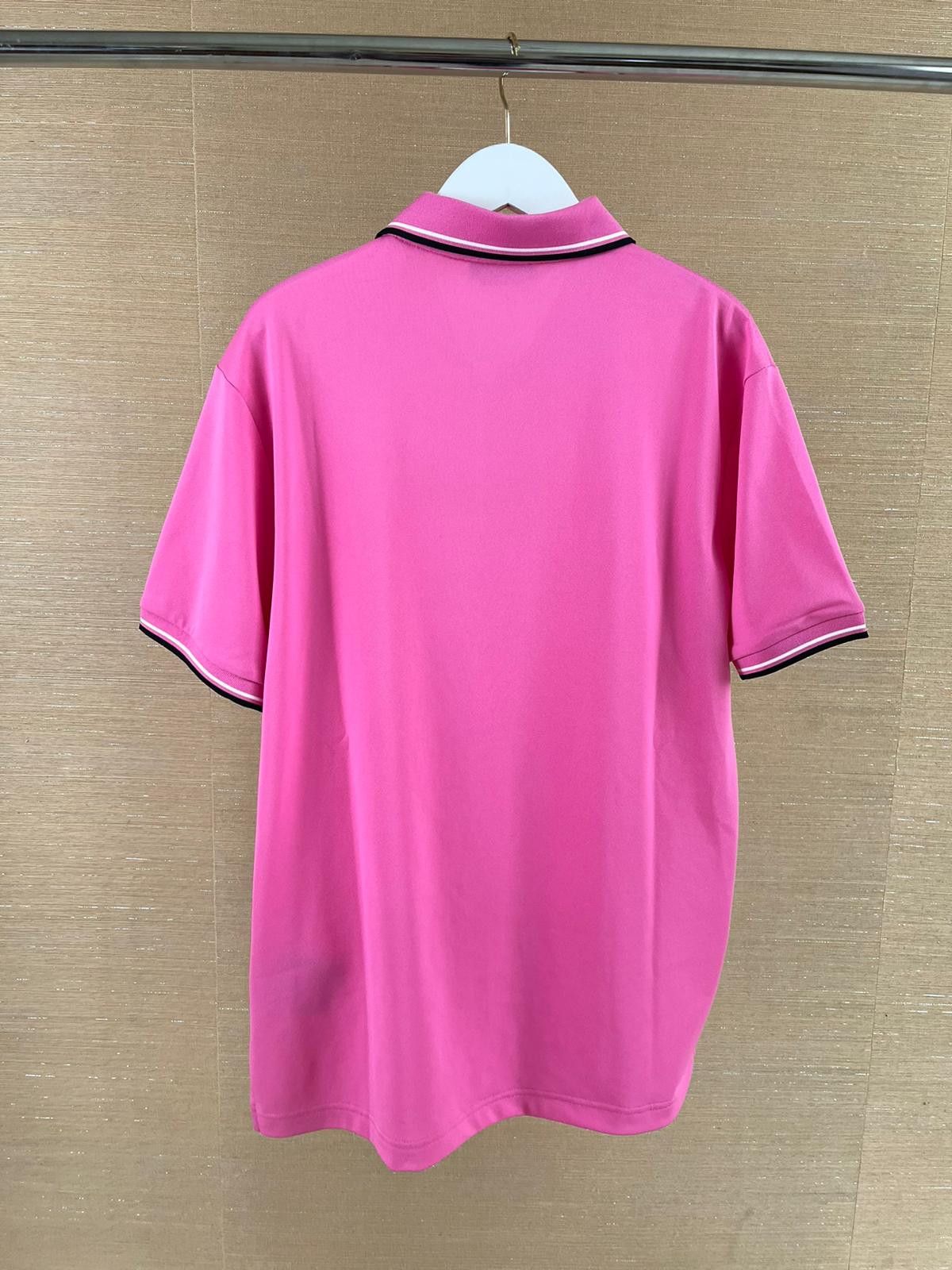 Prada Pink Logo Polo in Pink Size US XL / EU 56 / 4 - 12 Thumbnail