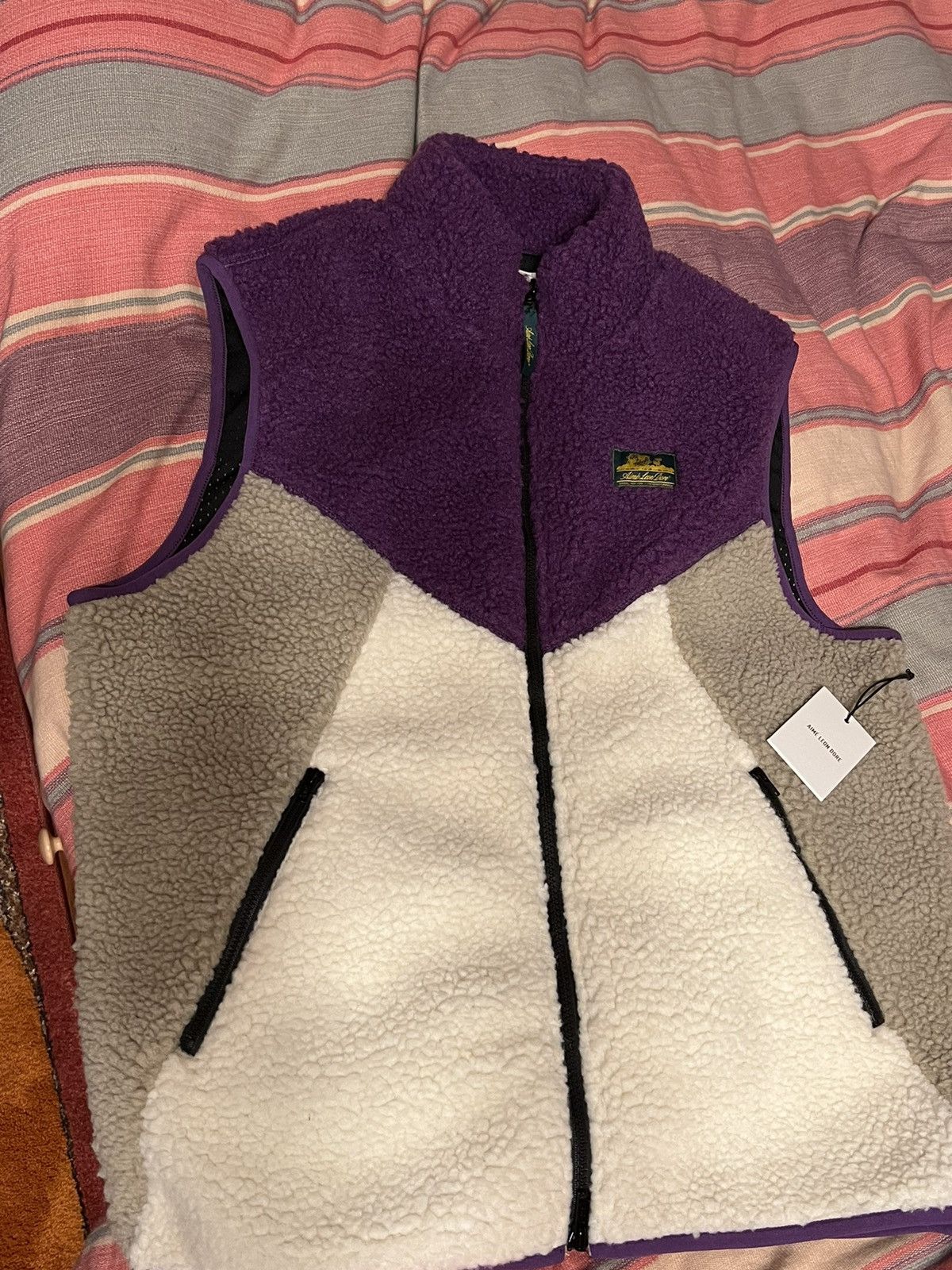 Aime Leon Dore Polar Fleece Vest Jacket Size US XL / EU 56 / 4 - 3 Thumbnail