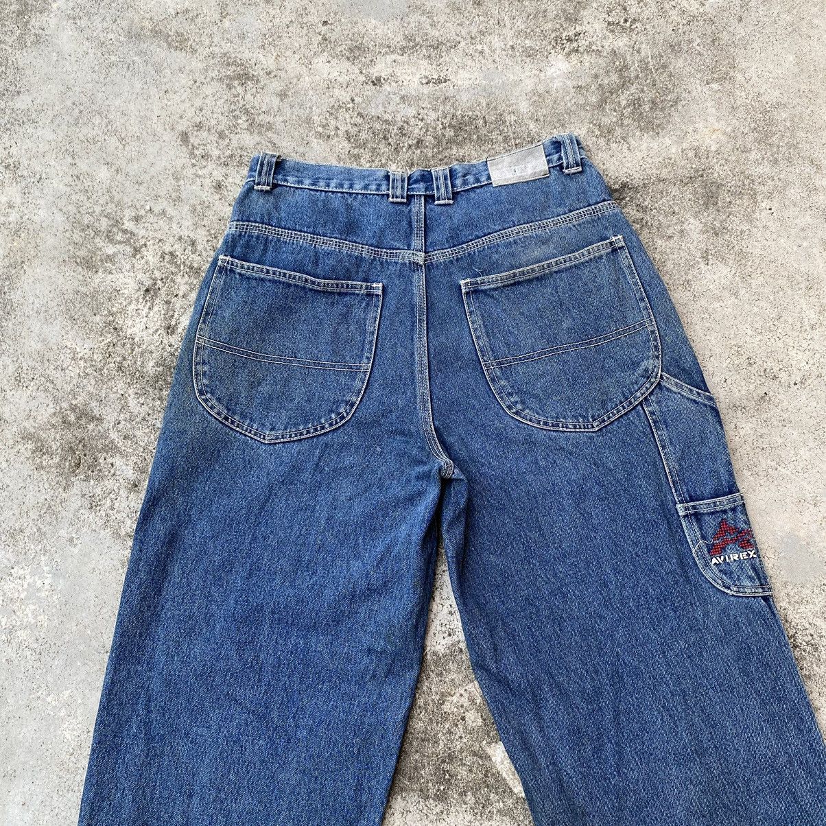 Avirex × Jean × Vintage STEALS🔥 31x33 VINTAGE AVIREX CARPENTER BAGGY DENIM JEANS Size US 31 - 10 Thumbnail