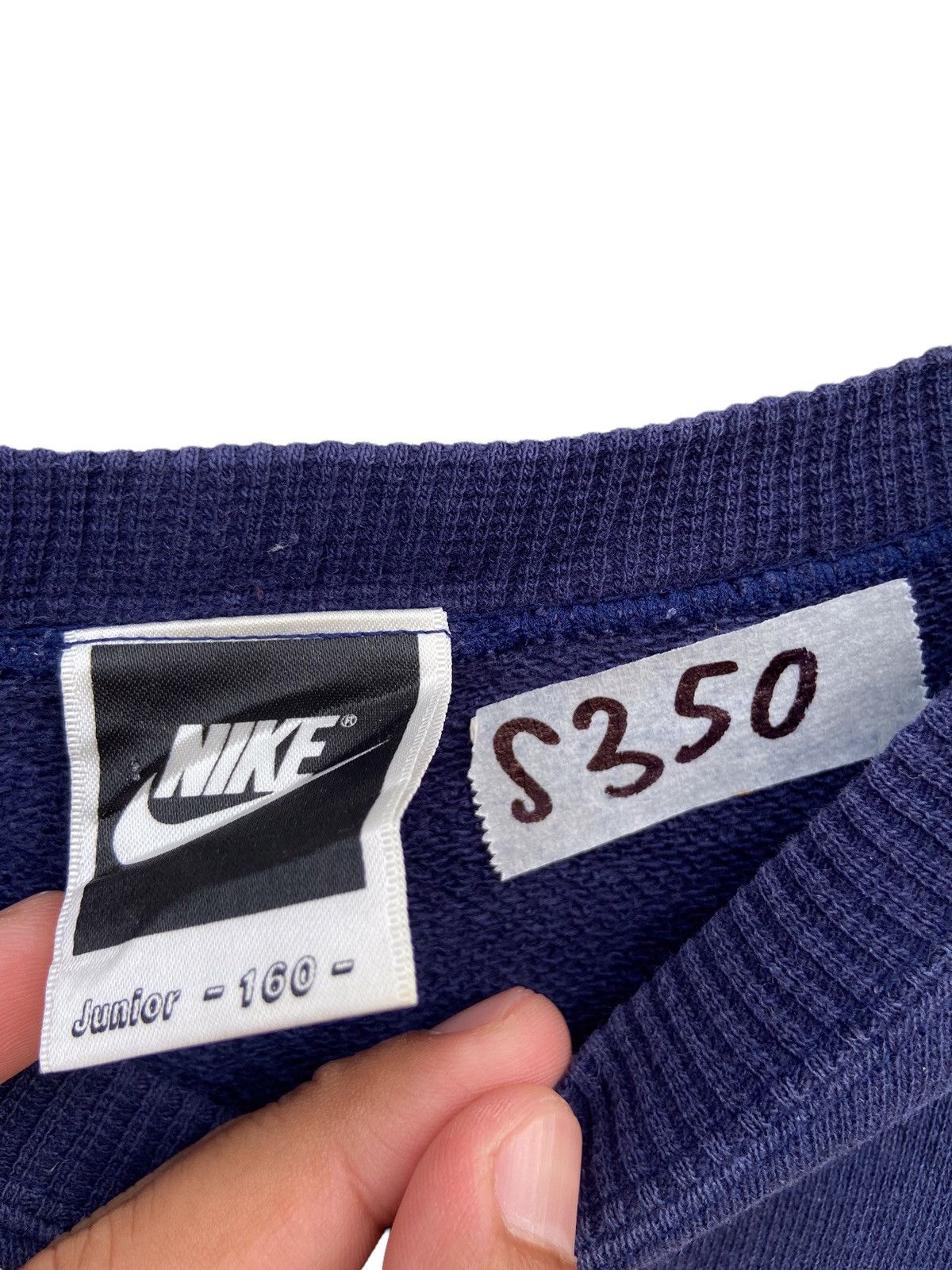 Vintage Vintage Nike Air Spellout Big Logo Junior Sweatshirt Size US S / EU 44-46 / 1 - 6 Thumbnail