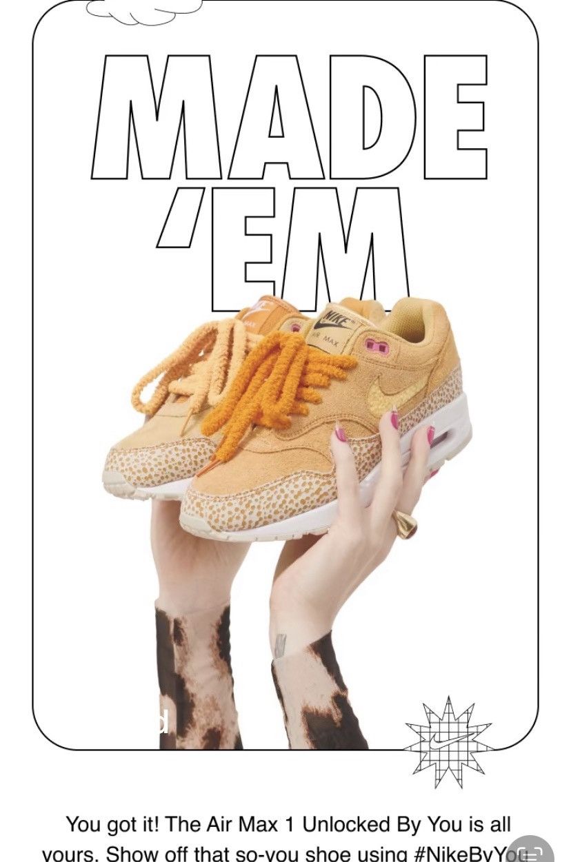 Nike Nike Air Max 1 Unlocked by You Size US 10 / EU 43 - 9 Thumbnail