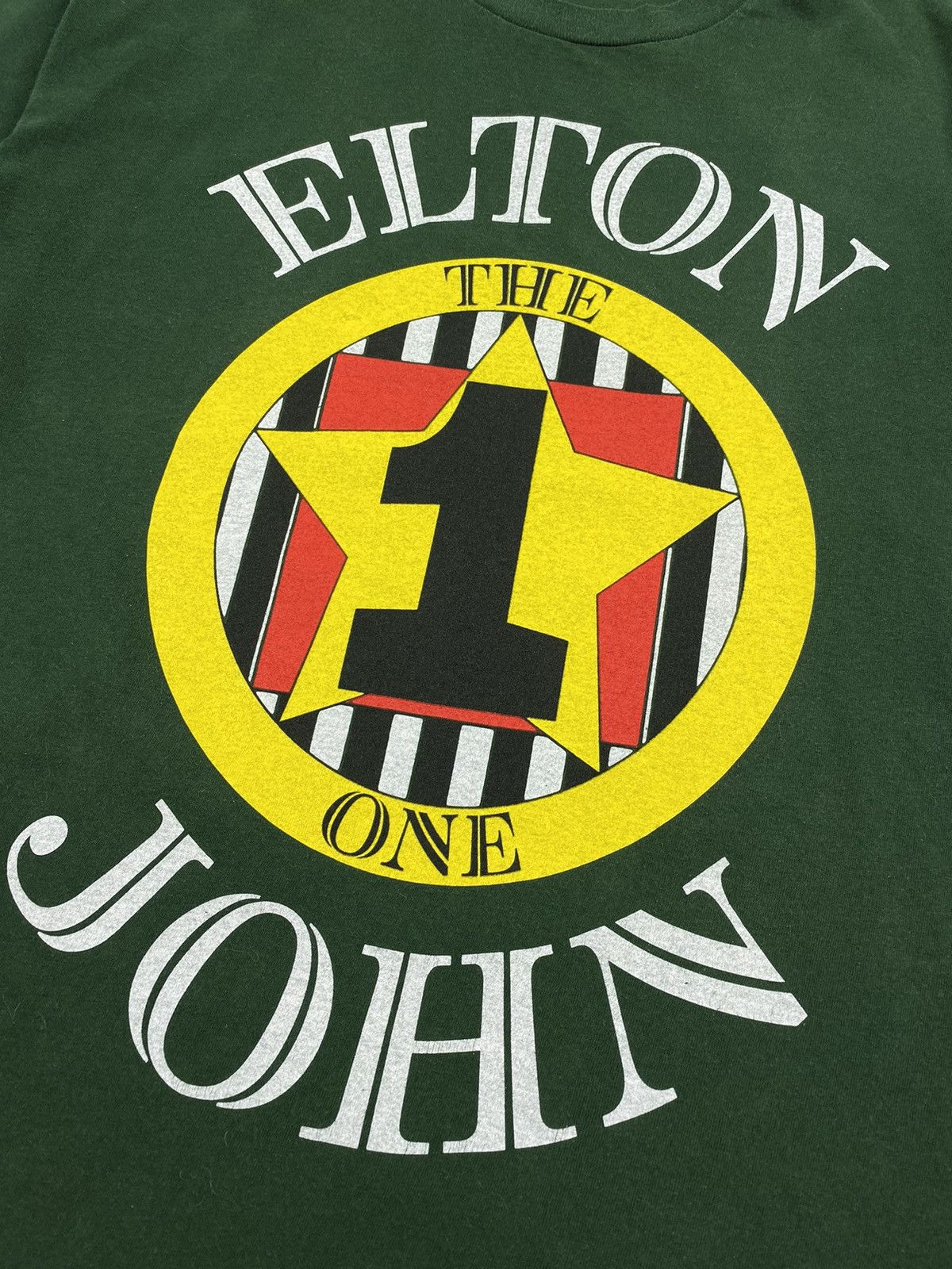 Band Tees × Vintage 90’s Vintage Elton John The One T Single Stitch T-Shirt Size US M / EU 48-50 / 2 - 4 Thumbnail