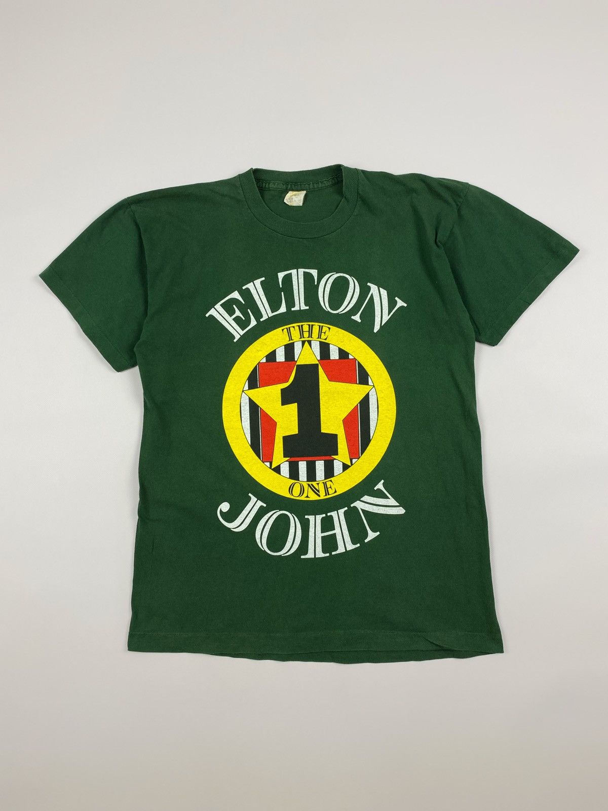 Band Tees × Vintage 90’s Vintage Elton John The One T Single Stitch T-Shirt Size US M / EU 48-50 / 2 - 1 Thumbnail