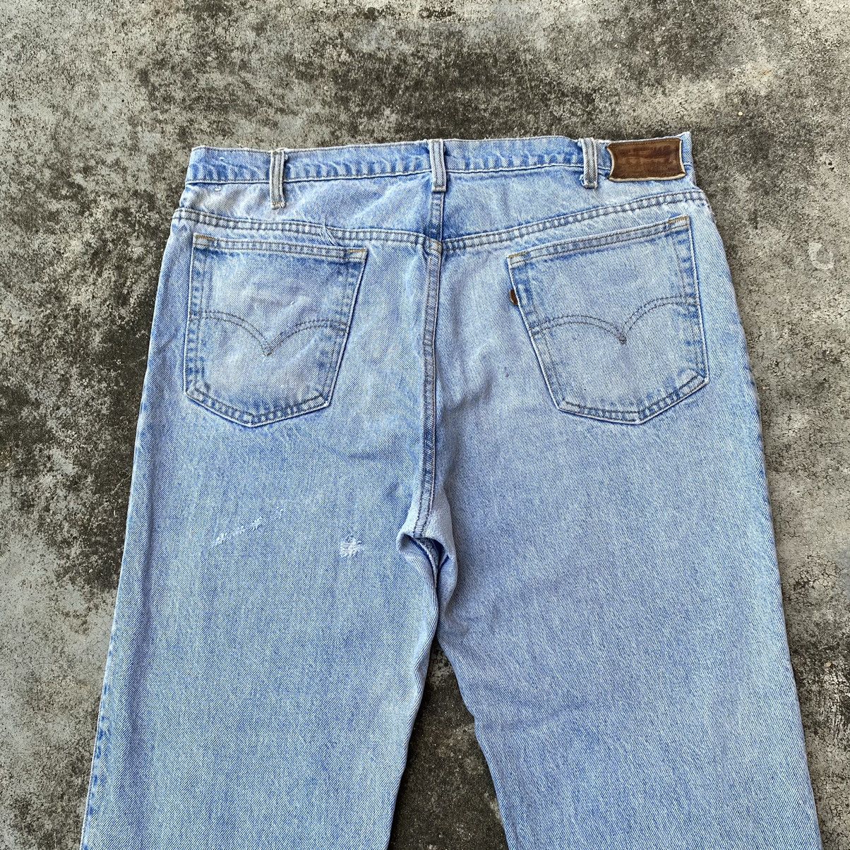 Jean × Levi's × Vintage Vintage Levis 80s USA Light Washed Denim Jeans Size US 38 / EU 54 - 8 Thumbnail