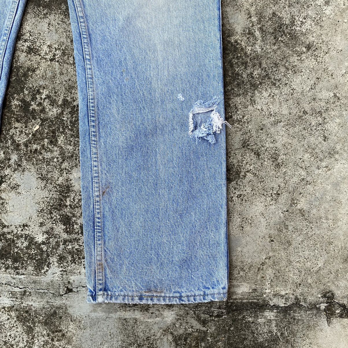Jean × Levi's × Vintage Vintage Levis 80s USA Light Washed Denim Jeans Size US 38 / EU 54 - 6 Thumbnail