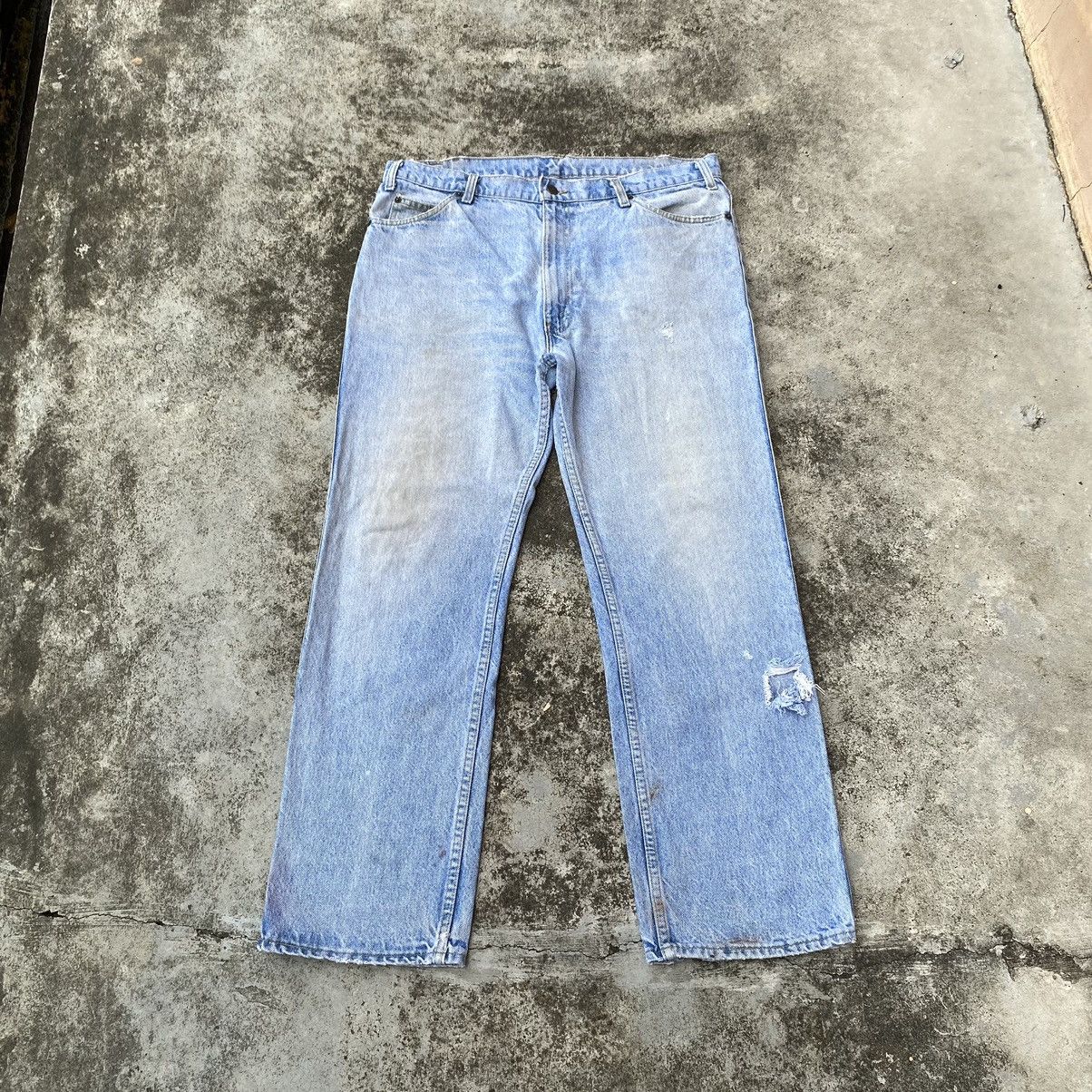 Jean × Levi's × Vintage Vintage Levis 80s USA Light Washed Denim Jeans Size US 38 / EU 54 - 2 Thumbnail