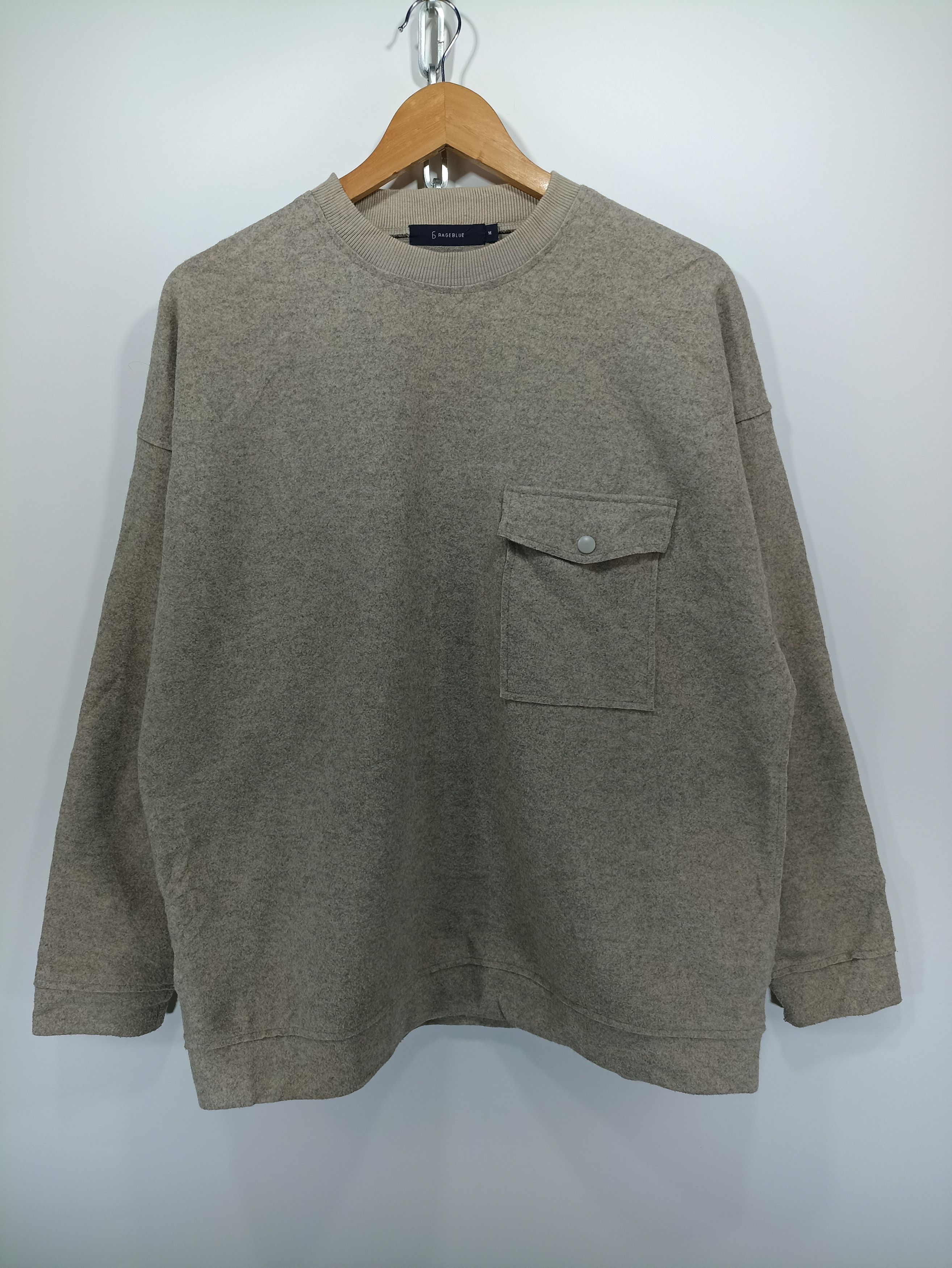 RAGEBLUE × Vintage Vintage rageblue wool Sweatshirts Size US M / EU 48-50 / 2 - 1 Thumbnail