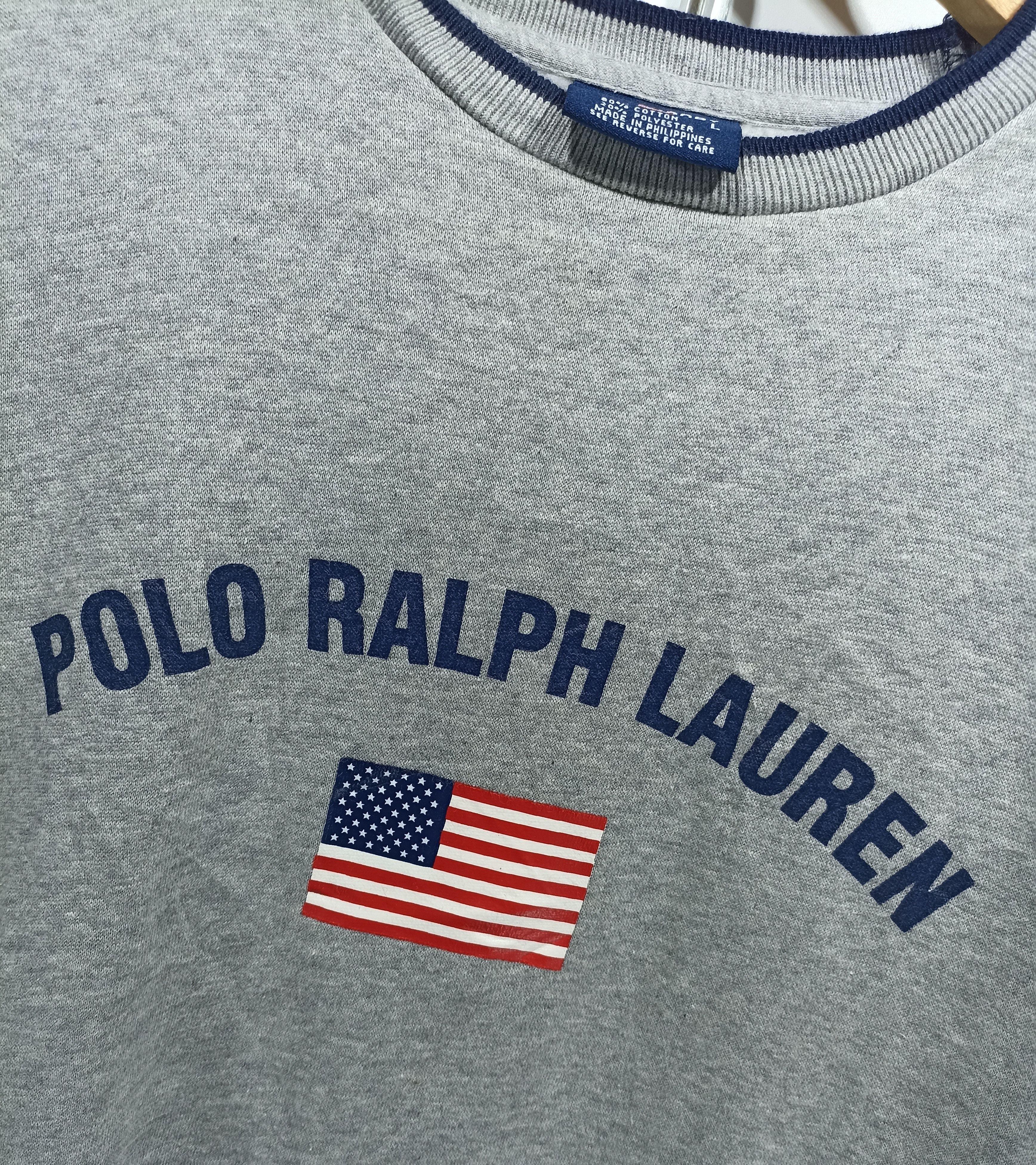 Polo Ralph Lauren × Vintage Vintage Polo Sport Ralph Lauren Sweatshirts Size US M / EU 48-50 / 2 - 2 Thumbnail