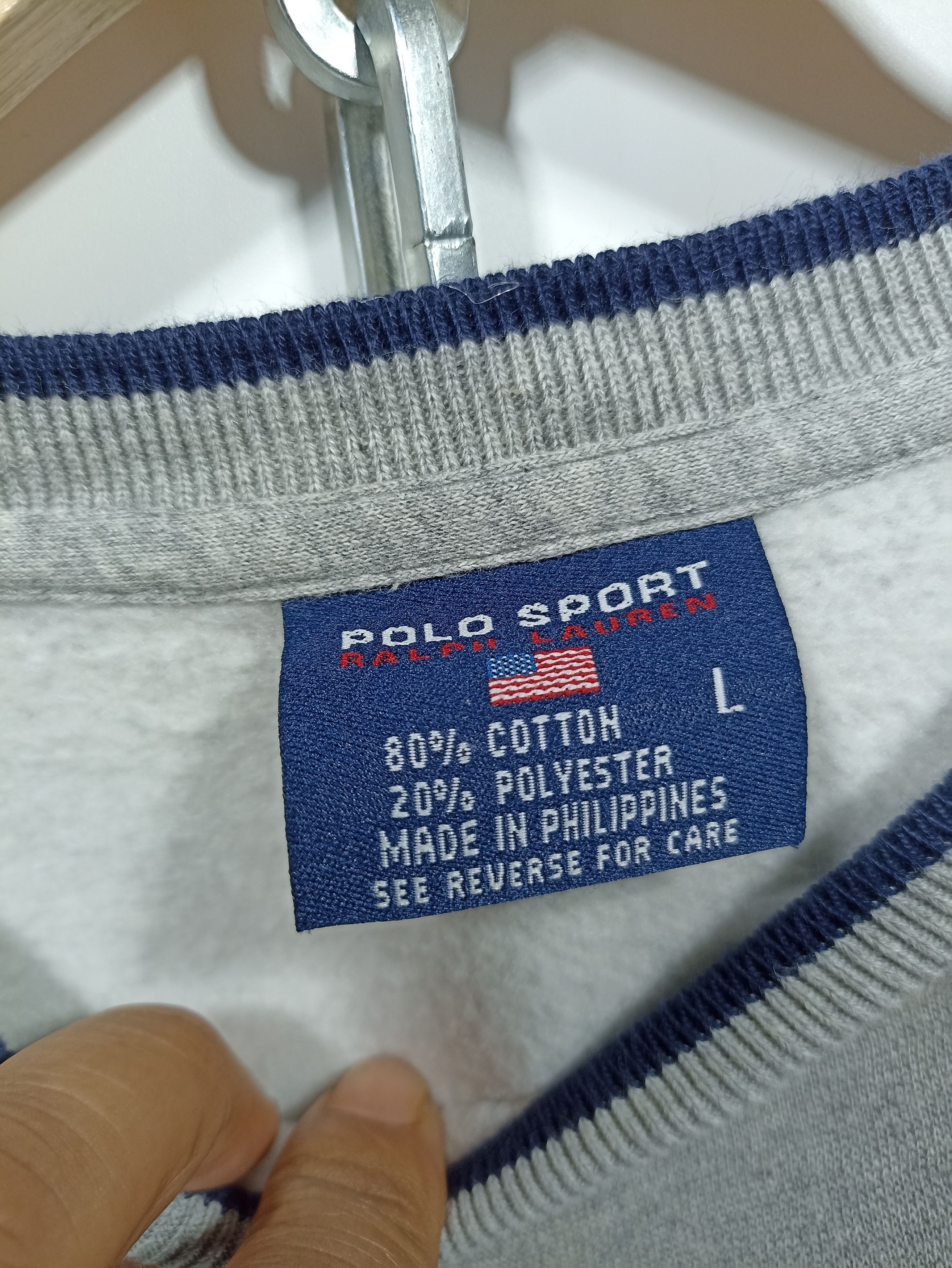 Polo Ralph Lauren × Vintage Vintage Polo Sport Ralph Lauren Sweatshirts Size US M / EU 48-50 / 2 - 4 Thumbnail