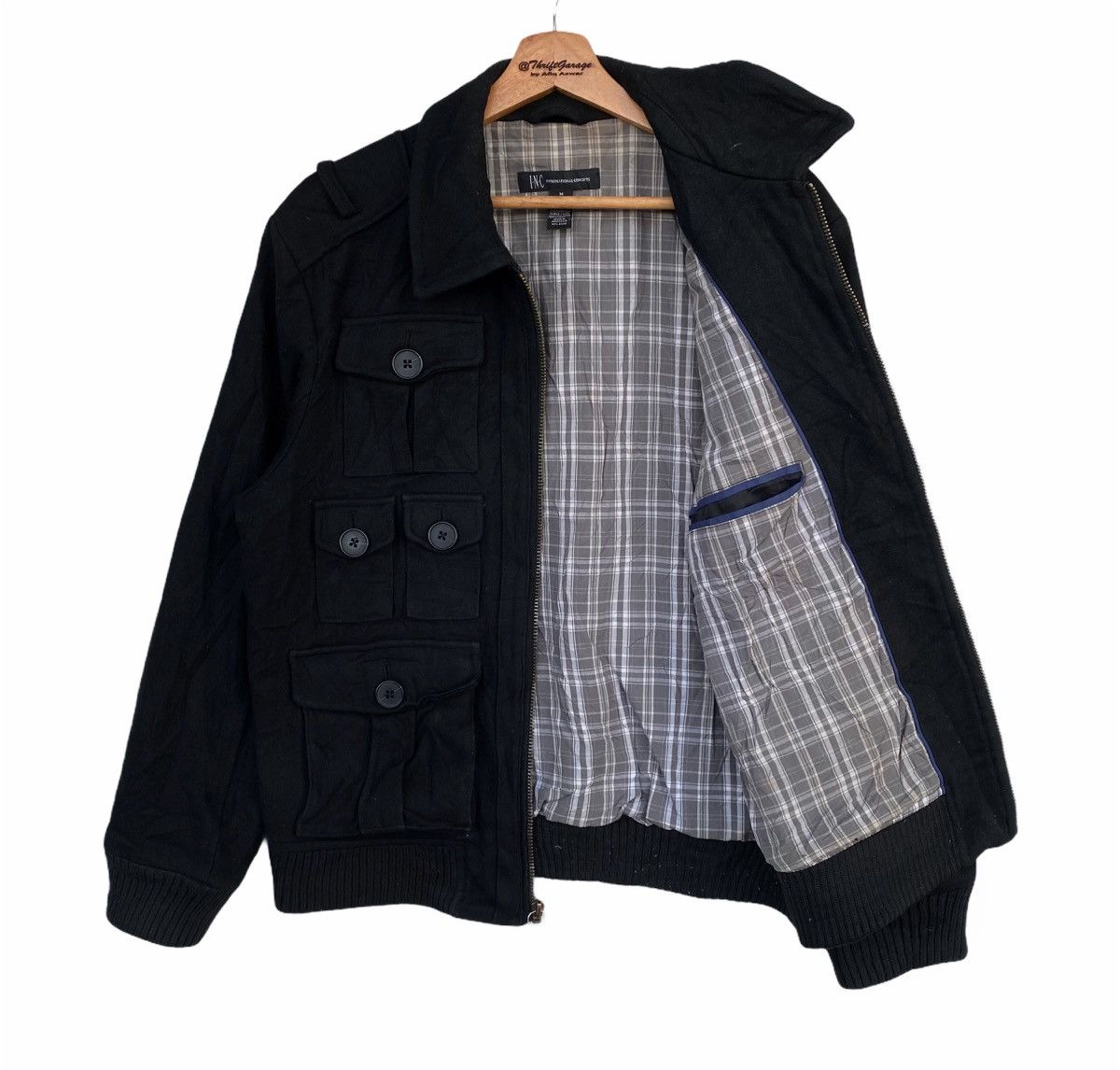 I.N.C Rare INC International Concept Multipocket Parachute Jacket Size US M / EU 48-50 / 2 - 7 Thumbnail