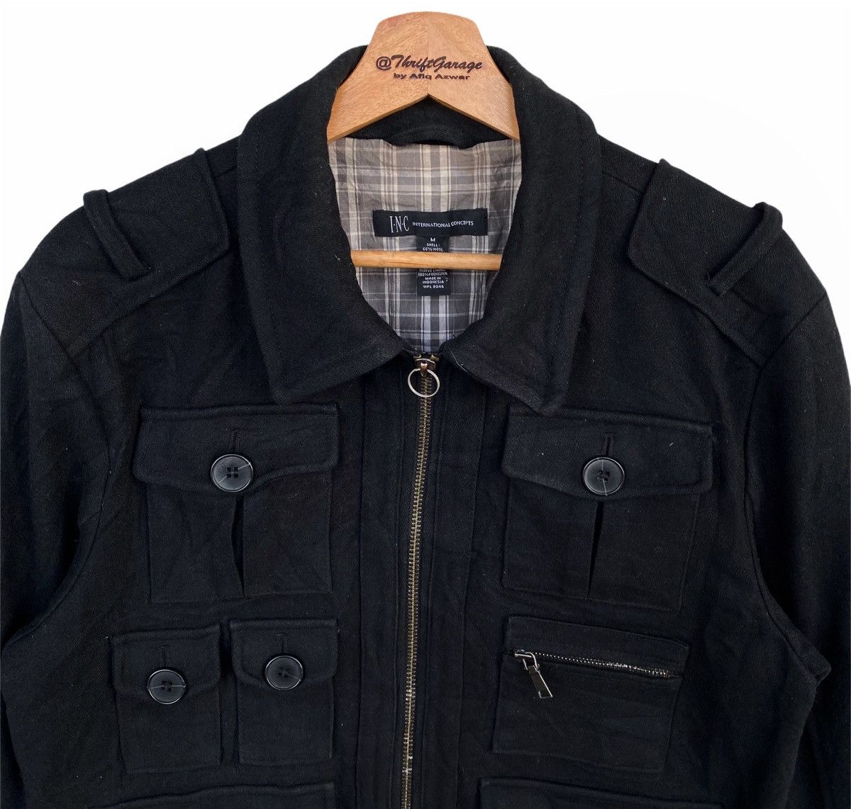 I.N.C Rare INC International Concept Multipocket Parachute Jacket Size US M / EU 48-50 / 2 - 2 Thumbnail
