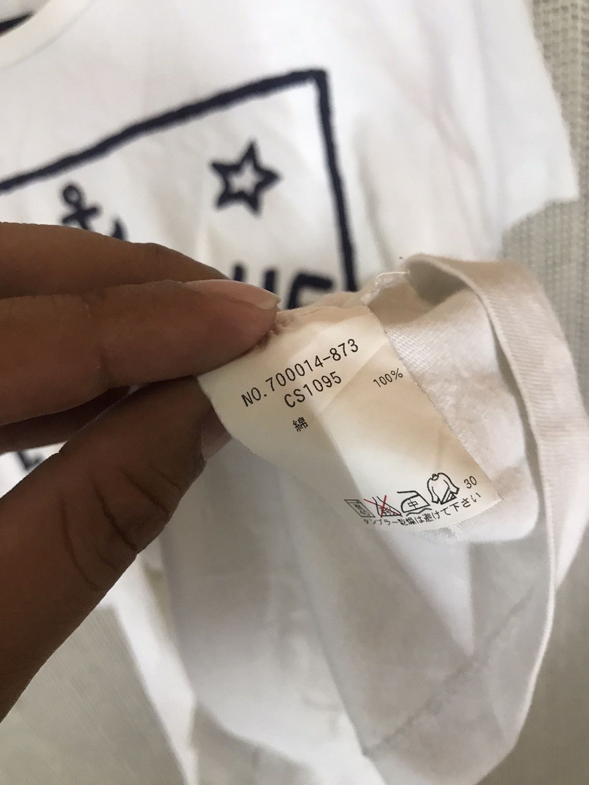 Blue Blue Japan × Japanese Brand ‼️BLUE BLUE JAPAN TSHIRT SPELLOUT SIZE 1‼️ Size US M / EU 48-50 / 2 - 6 Thumbnail