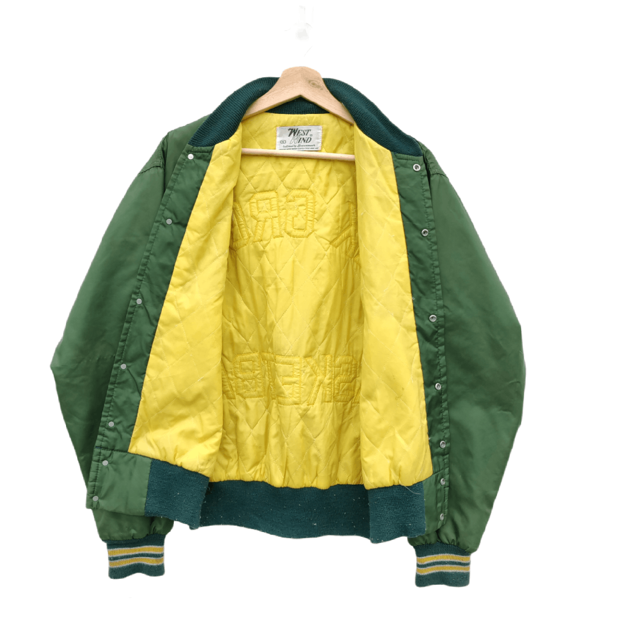 Vintage Vintage West Wind Basketball Varsity Bomber Jacket Size US S / EU 44-46 / 1 - 6 Thumbnail