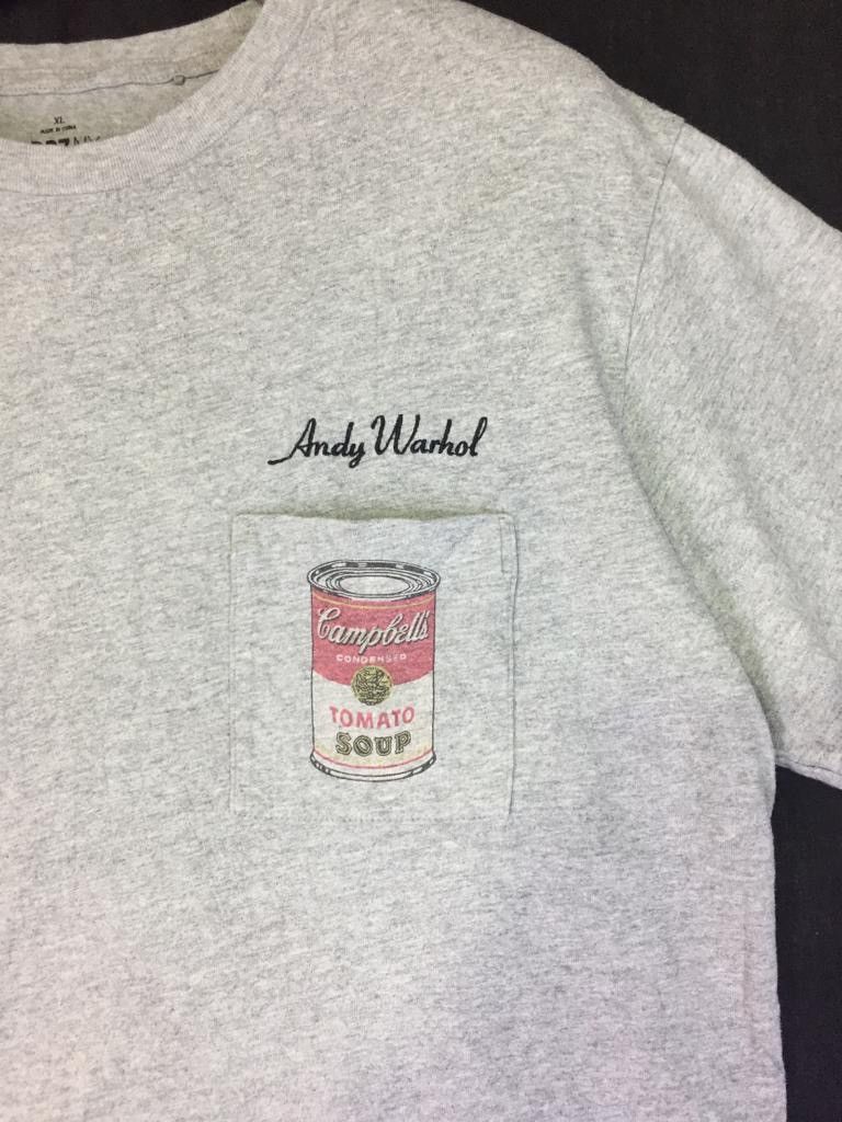 Andy Warhol × Uniqlo Andy Warhol Spell Out Single Pocket by Uniqlo Size US XL / EU 56 / 4 - 3 Thumbnail