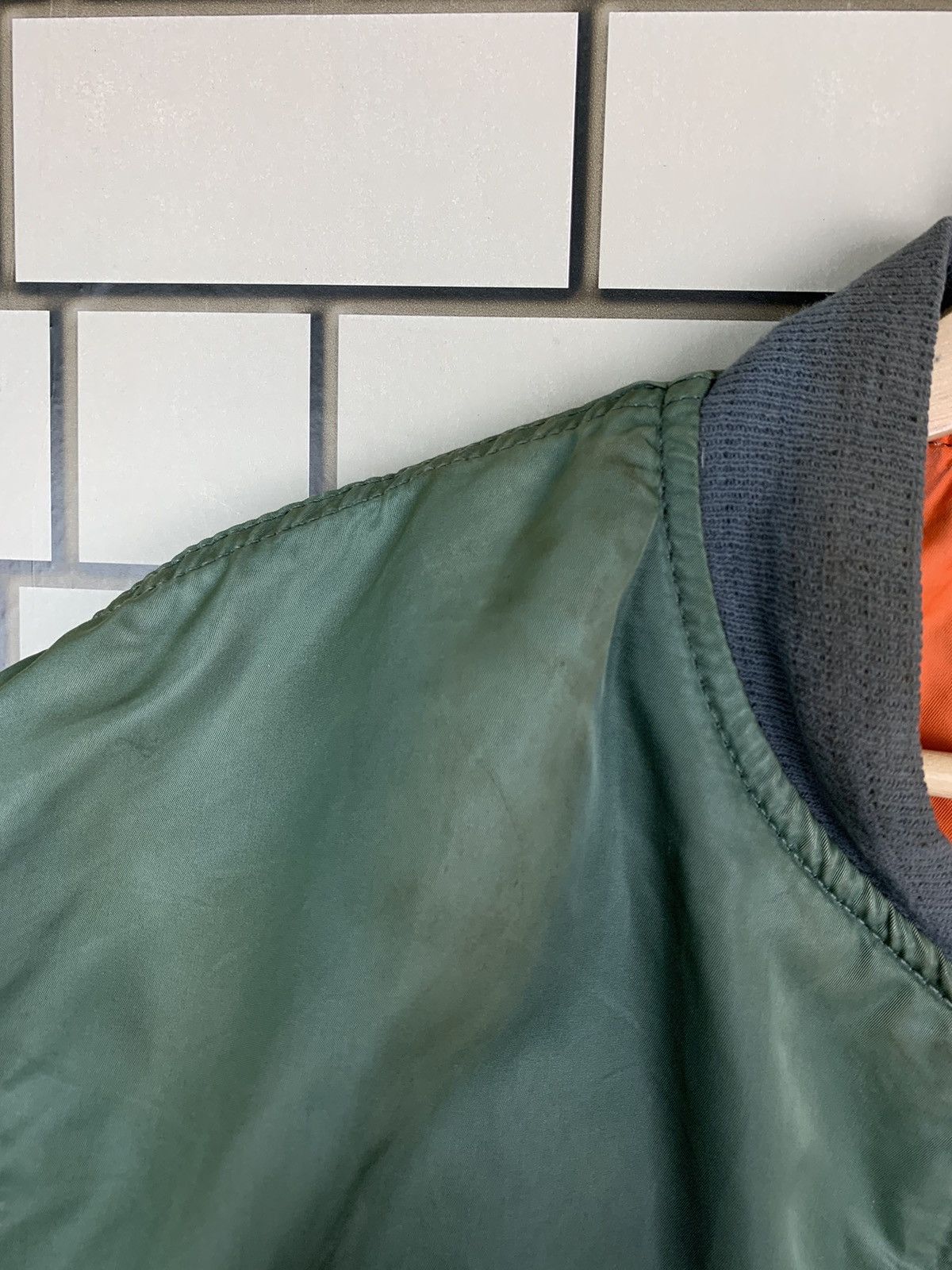 Alpha Industries Vintage Alpha Industries Bomber Jacket Made in Usa Size US L / EU 52-54 / 3 - 12 Thumbnail