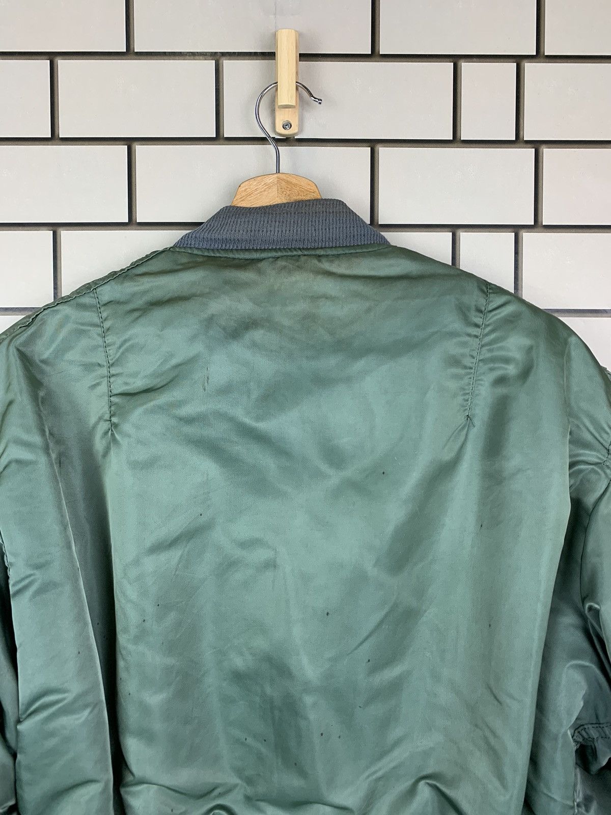 Alpha Industries Vintage Alpha Industries Bomber Jacket Made in Usa Size US L / EU 52-54 / 3 - 14 Thumbnail