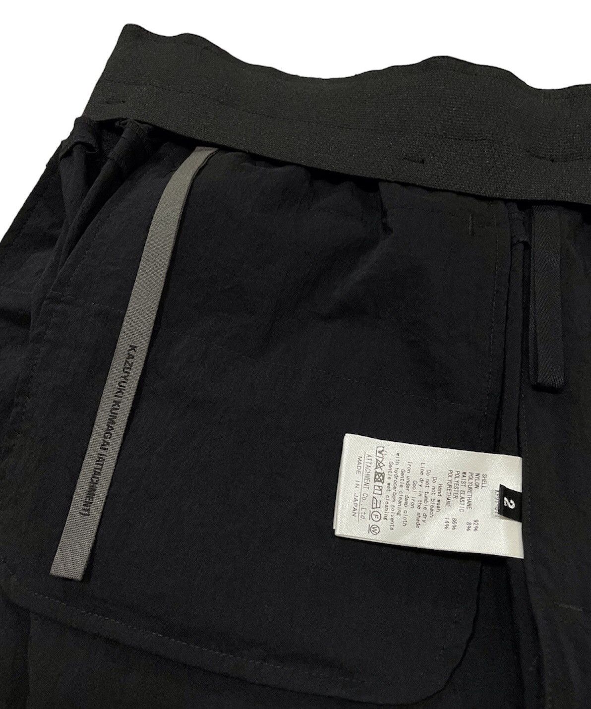 Kazuyuki Kumagai Attachment 19SS Taffeta Nylon Stretch Pants Size US 32 / EU 48 - 4 Thumbnail