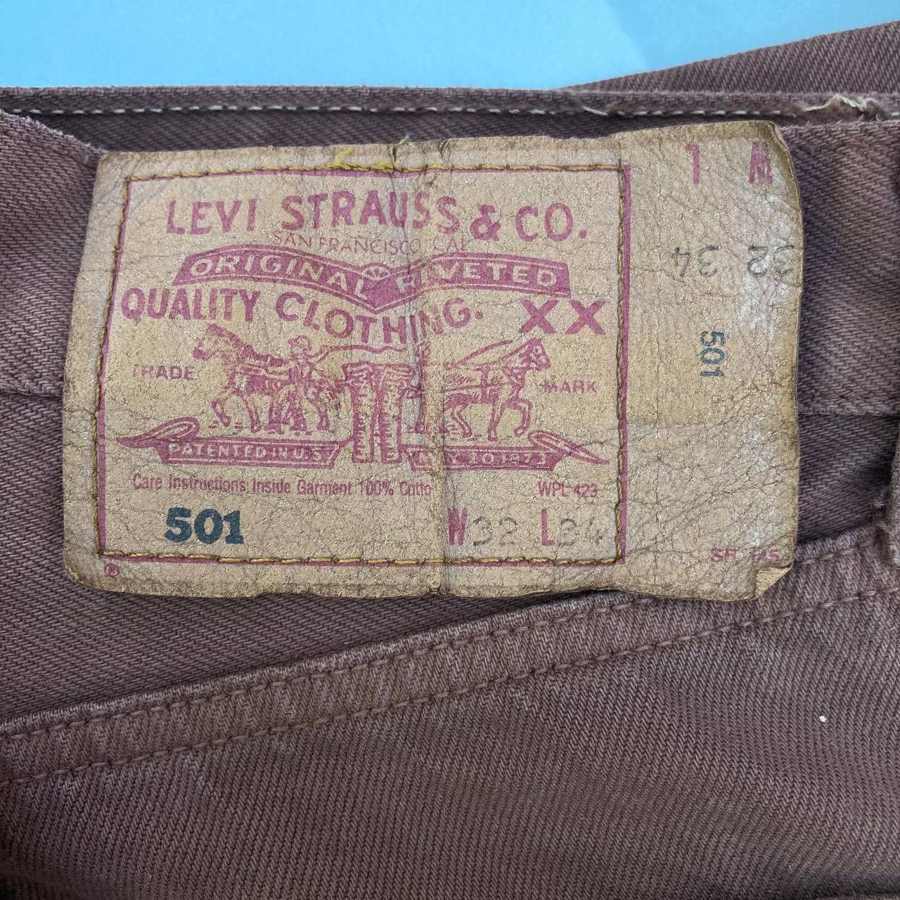 Levi's × Vintage Vintage Levi's brown jeans Size US 32 / EU 48 - 3 Thumbnail