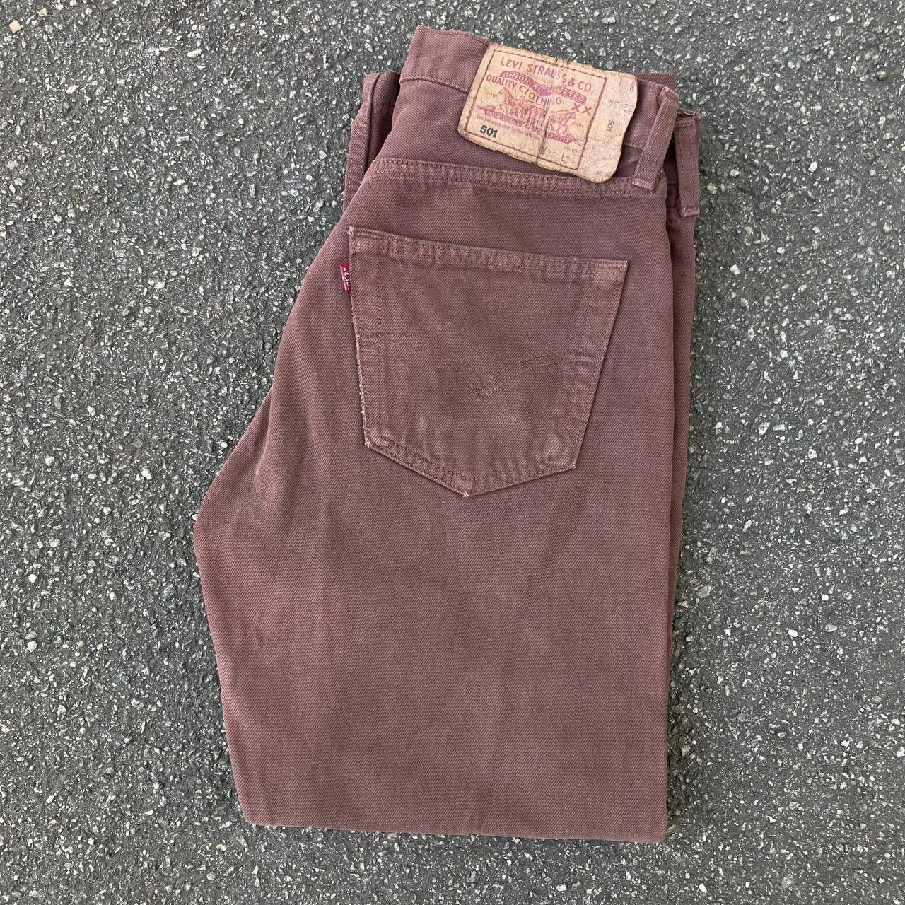Levi's × Vintage Vintage Levi's brown jeans Size US 32 / EU 48 - 2 Thumbnail