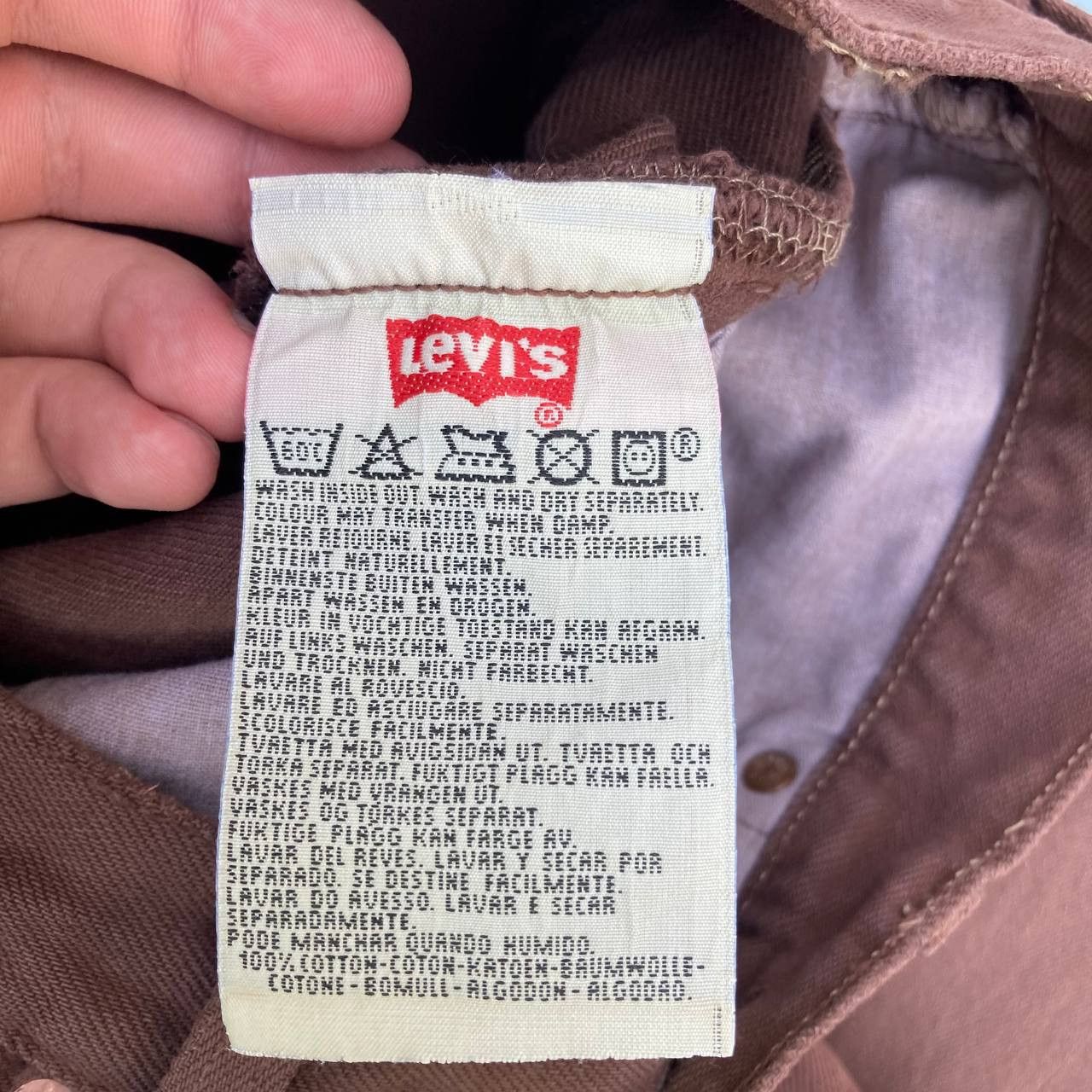 Levi's × Vintage Vintage Levi's brown jeans Size US 32 / EU 48 - 5 Thumbnail