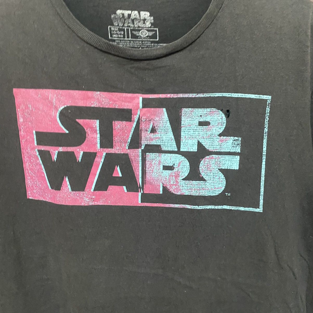 Star Wars × Vintage Vintage Star wars Big Logo Tee Size US L / EU 52-54 / 3 - 3 Thumbnail
