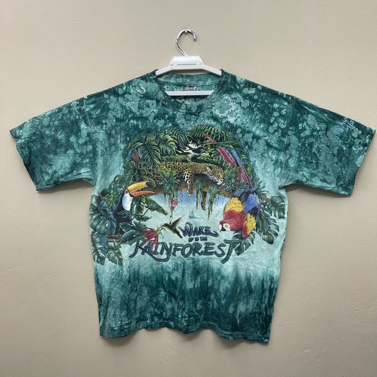 Vintage 90s Habitat Rainforest All Over Print T-Shirt