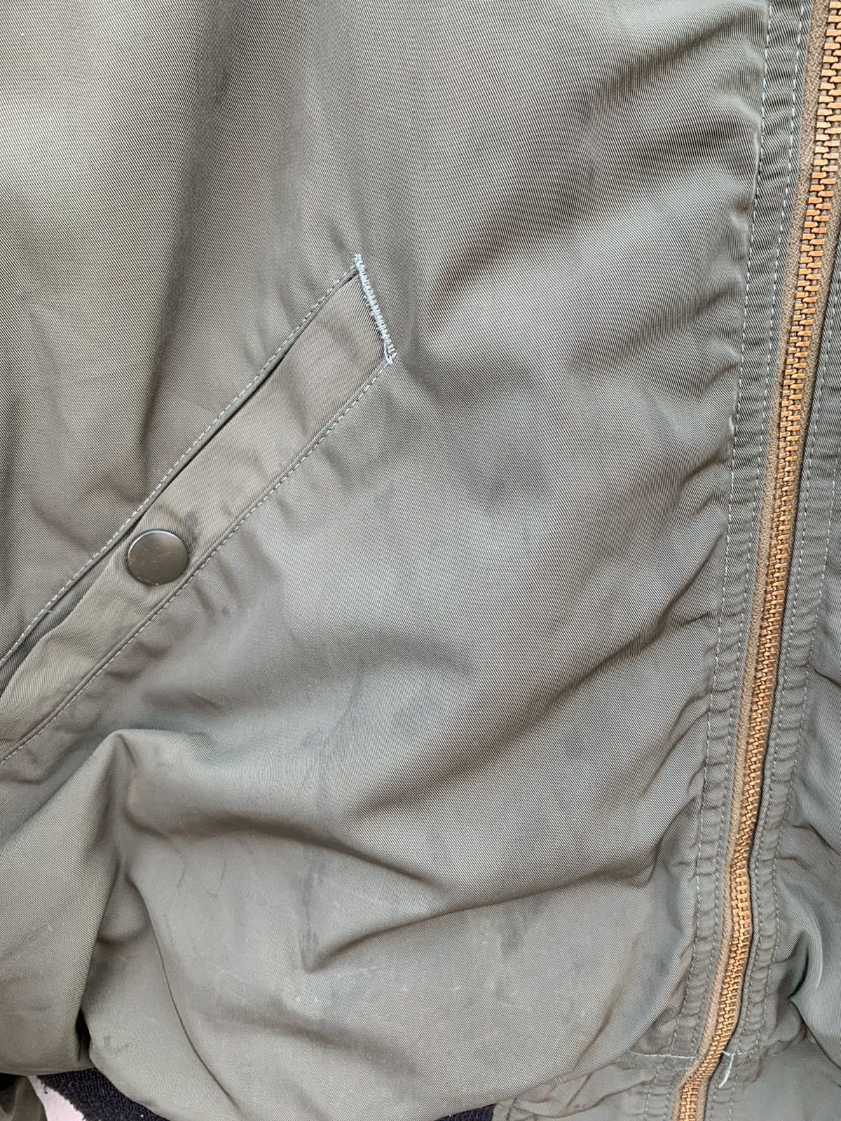 Alpha Industries Japanese Brand Moussy Distressed Alpha Bomber Jacket Size US M / EU 48-50 / 2 - 8 Thumbnail