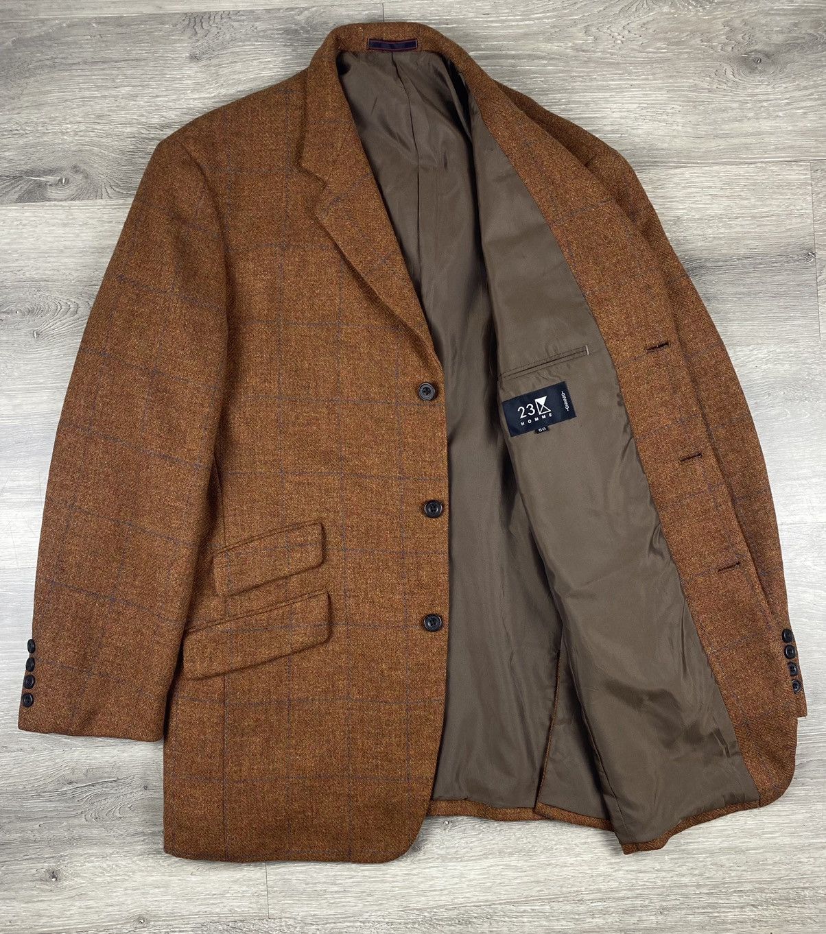 Japanese Brand 23K Homme Multi Pocket Tactical Wool Coats Jacket Size US M / EU 48-50 / 2 - 3 Thumbnail