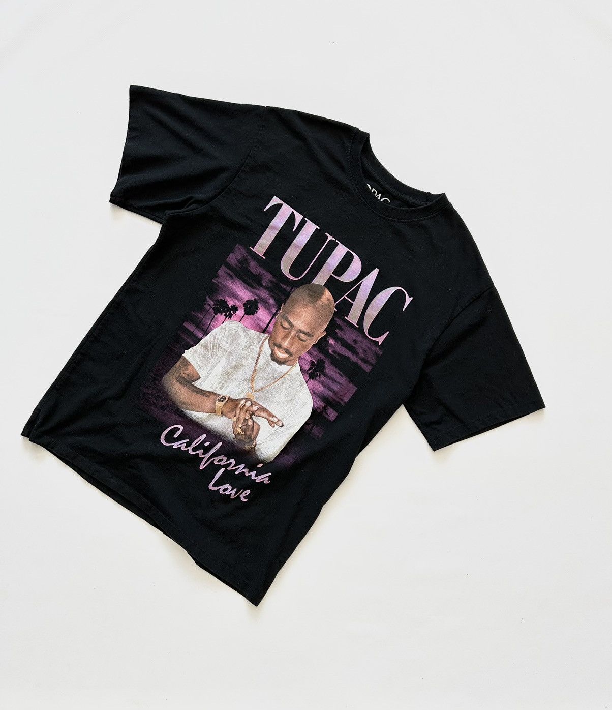 Band Tees 2Pac Big Logo Tee California Love Y2K Streetwear Size US M / EU 48-50 / 2 - 1 Thumbnail