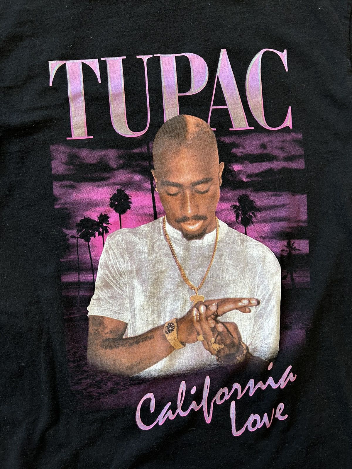 Band Tees 2Pac Big Logo Tee California Love Y2K Streetwear Size US M / EU 48-50 / 2 - 3 Thumbnail