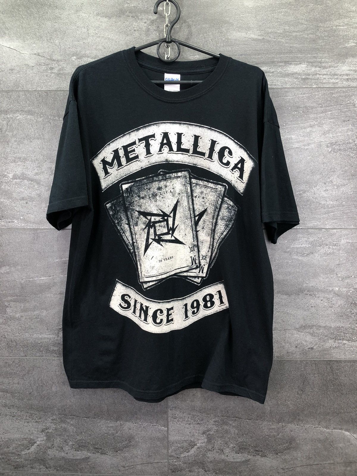 Metallica Band T-shirt, Band T, Men's M size cotton Charcoal Vintage Second Hand main image 0