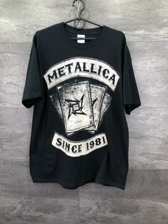 Early 2000s Metallica Soccer Jersey Style Collared T-shirt Vintage
