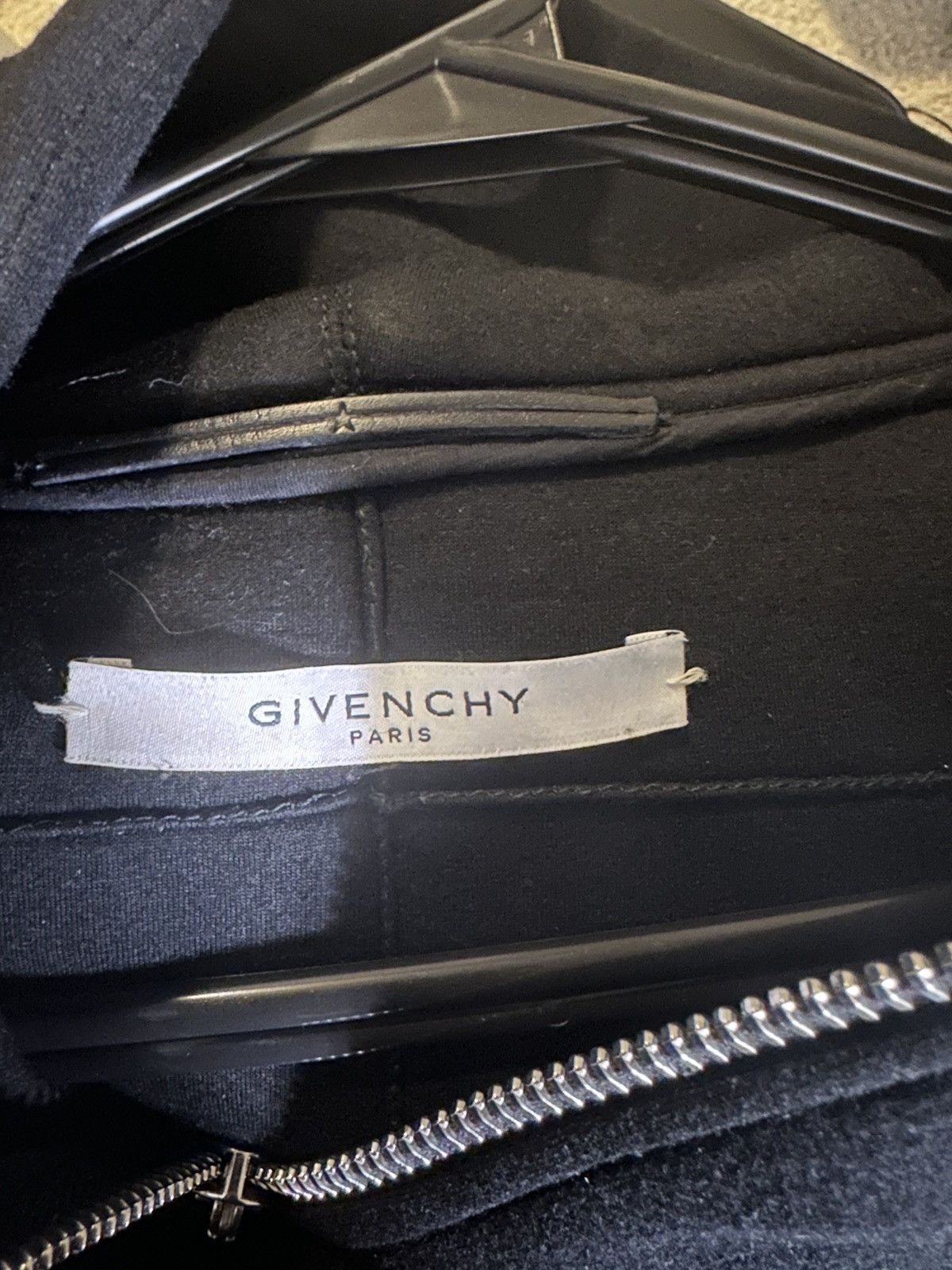 Givenchy Givenchy Black Leather Neoprene Jacket Size US L / EU 52-54 / 3 - 16 Thumbnail