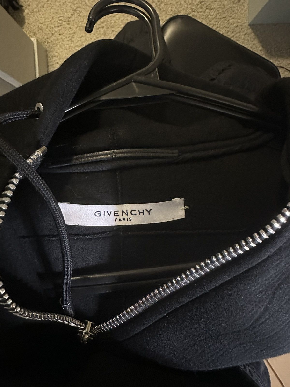 Givenchy Givenchy Black Leather Neoprene Jacket Size US L / EU 52-54 / 3 - 15 Thumbnail