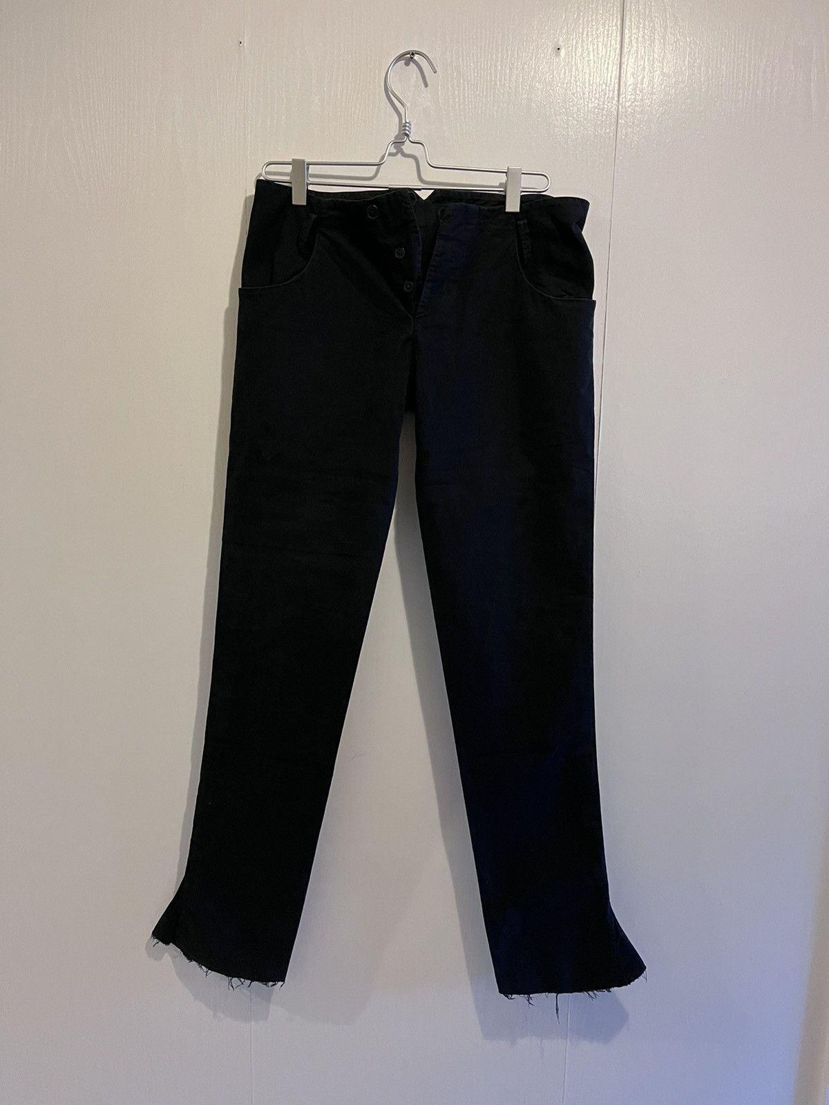 image of M.a+ By Maurizio AMadei Cotton Trousers in Black, Men's (Size 29)