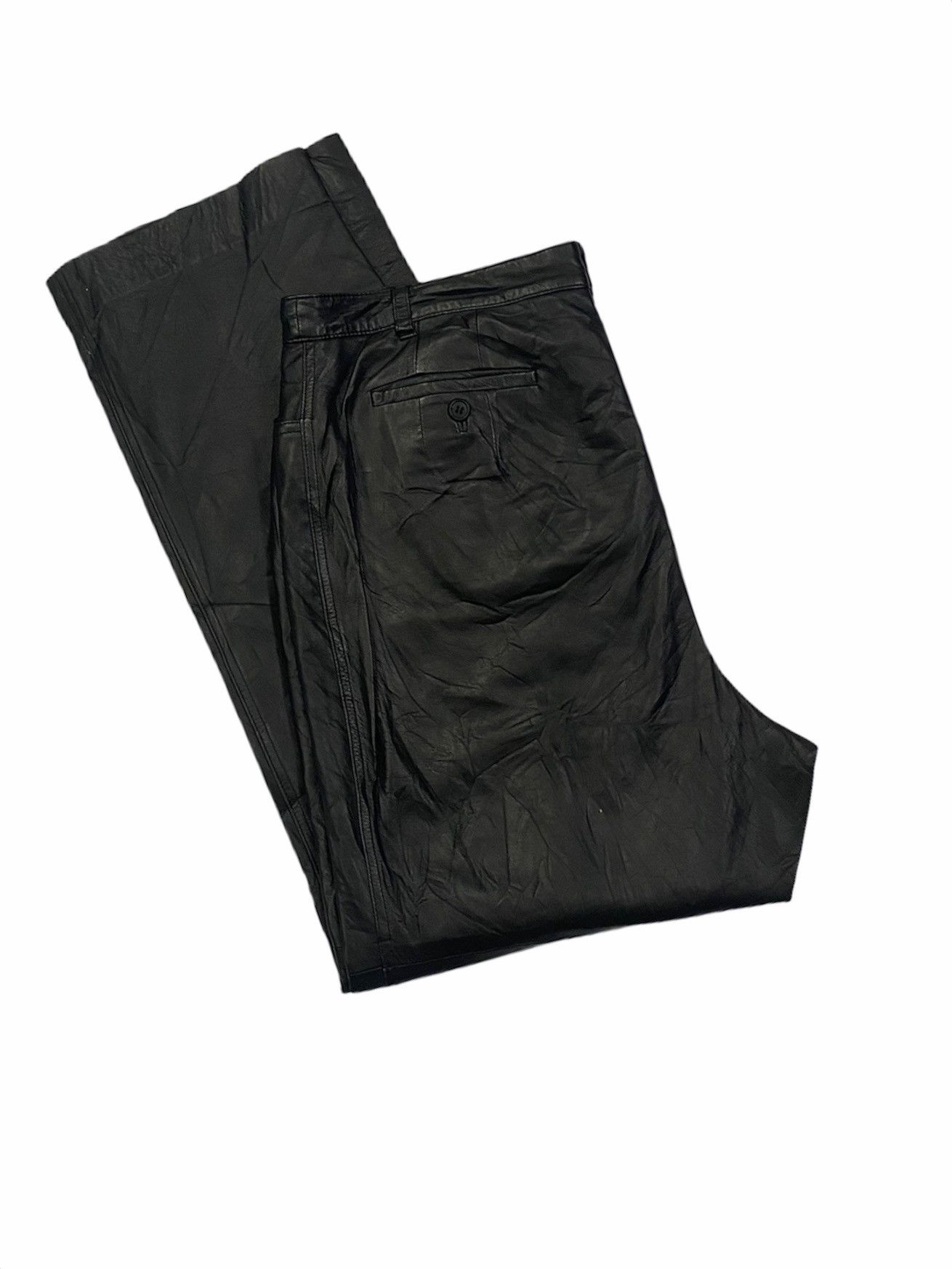 Japanese Brand Leather Pants Size US 36 / EU 52 - 1 Thumbnail