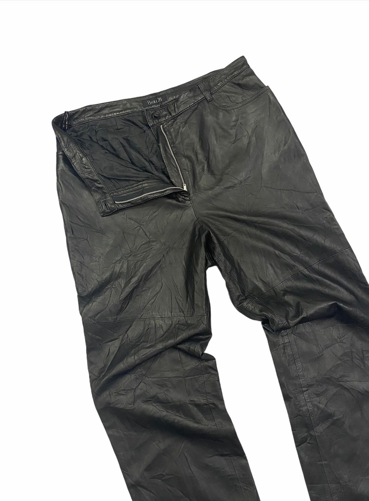 Japanese Brand Leather Pants Size US 36 / EU 52 - 2 Thumbnail
