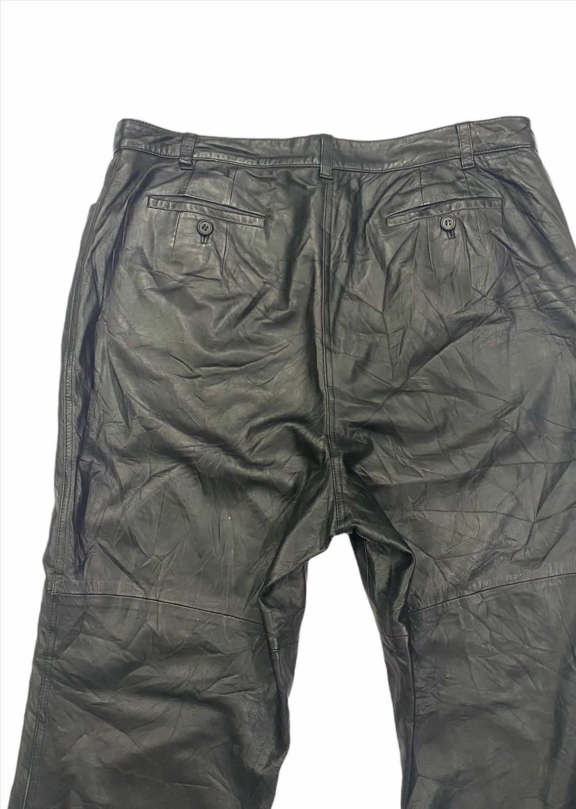 Japanese Brand Leather Pants Size US 36 / EU 52 - 7 Thumbnail