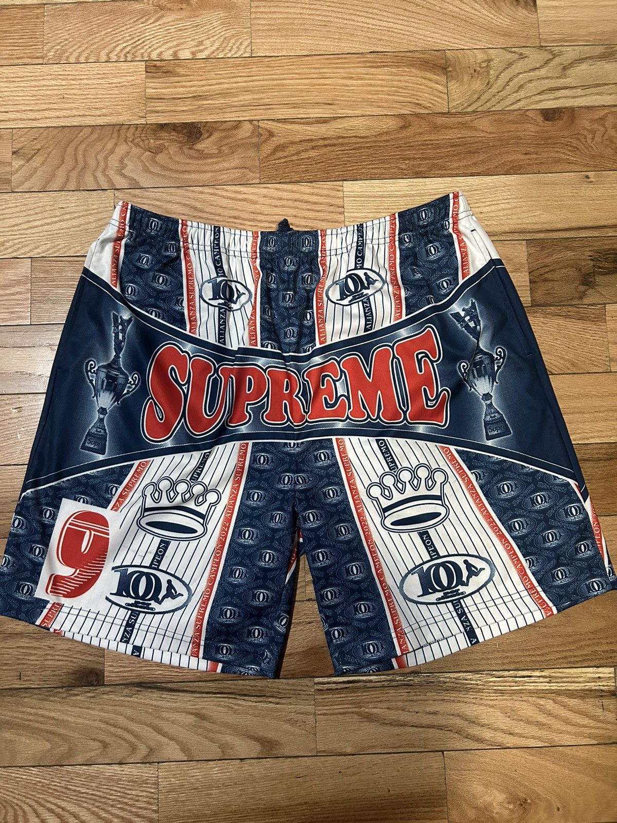 Supreme Supreme Por Ciento Soccer Shorts | Grailed