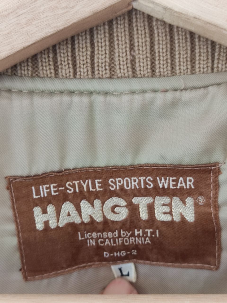 Hang Ten × Japanese Brand × Vintage Hang Ten Wool Varsity Size US L / EU 52-54 / 3 - 3 Thumbnail